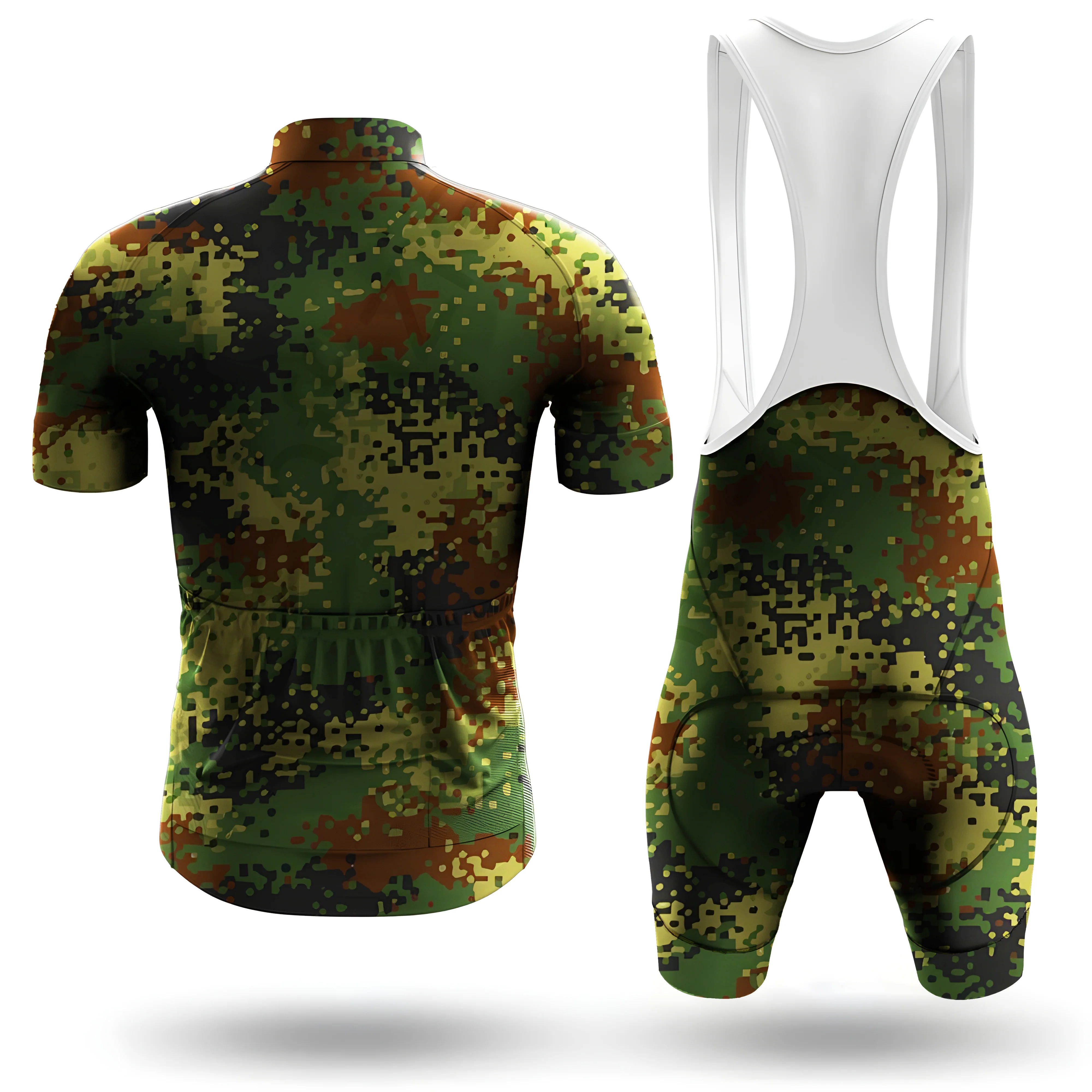 Camouflage Pattern Men's Cycling Kit - Image 2