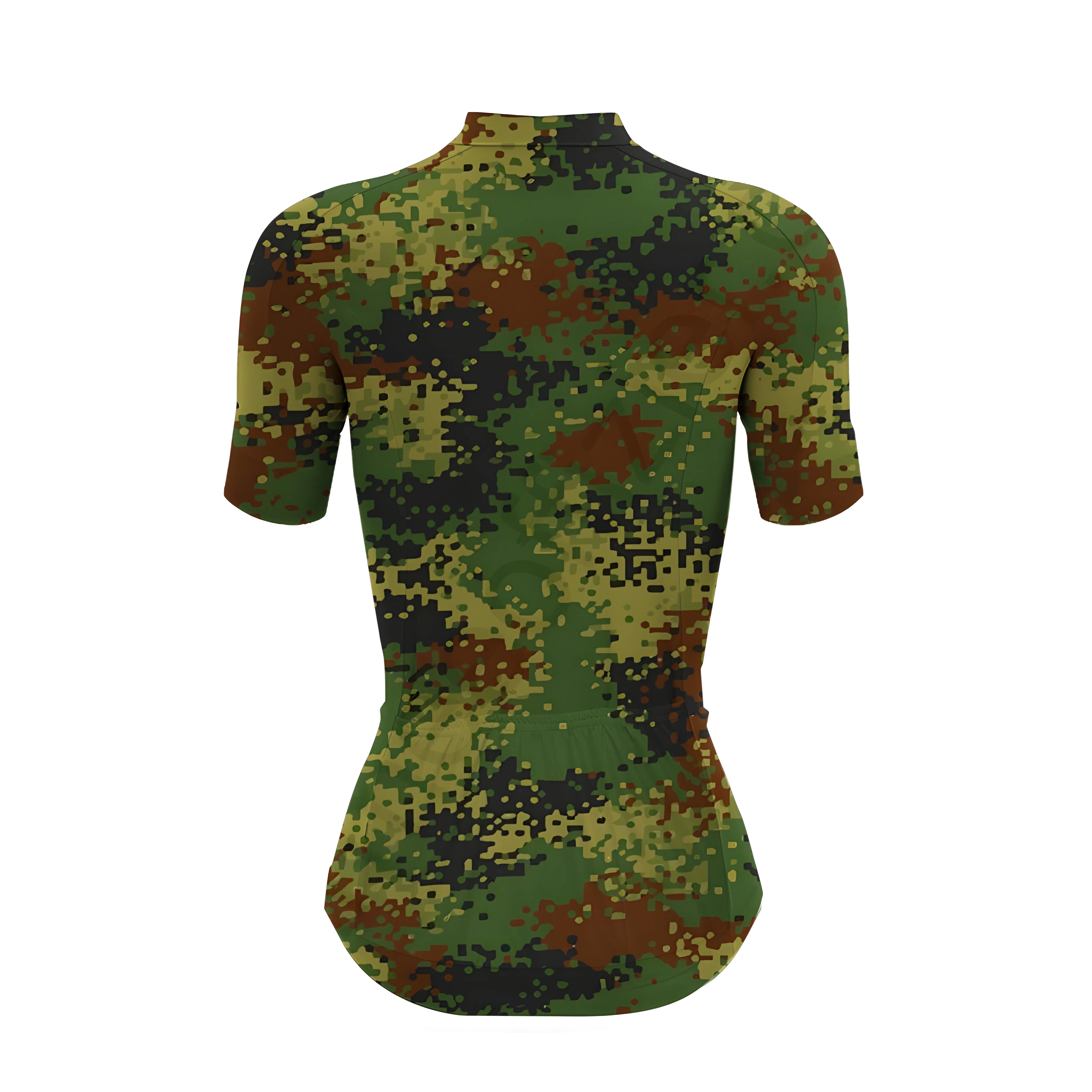 Camouflage Pattern Women's Short Sleeve Cycling Kit - Image 4
