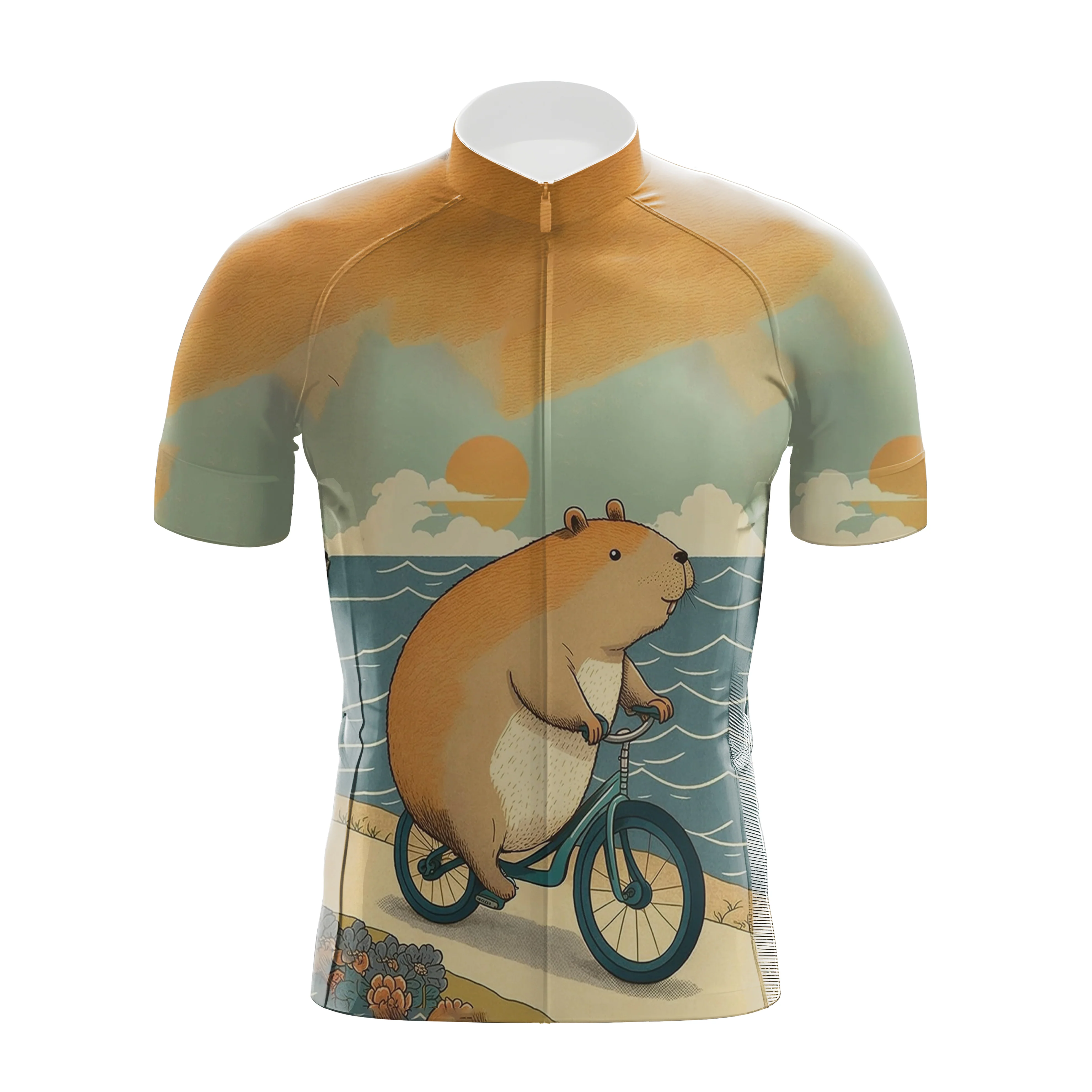 Capybara On A Bike Men's Cycling Kit - Image 3