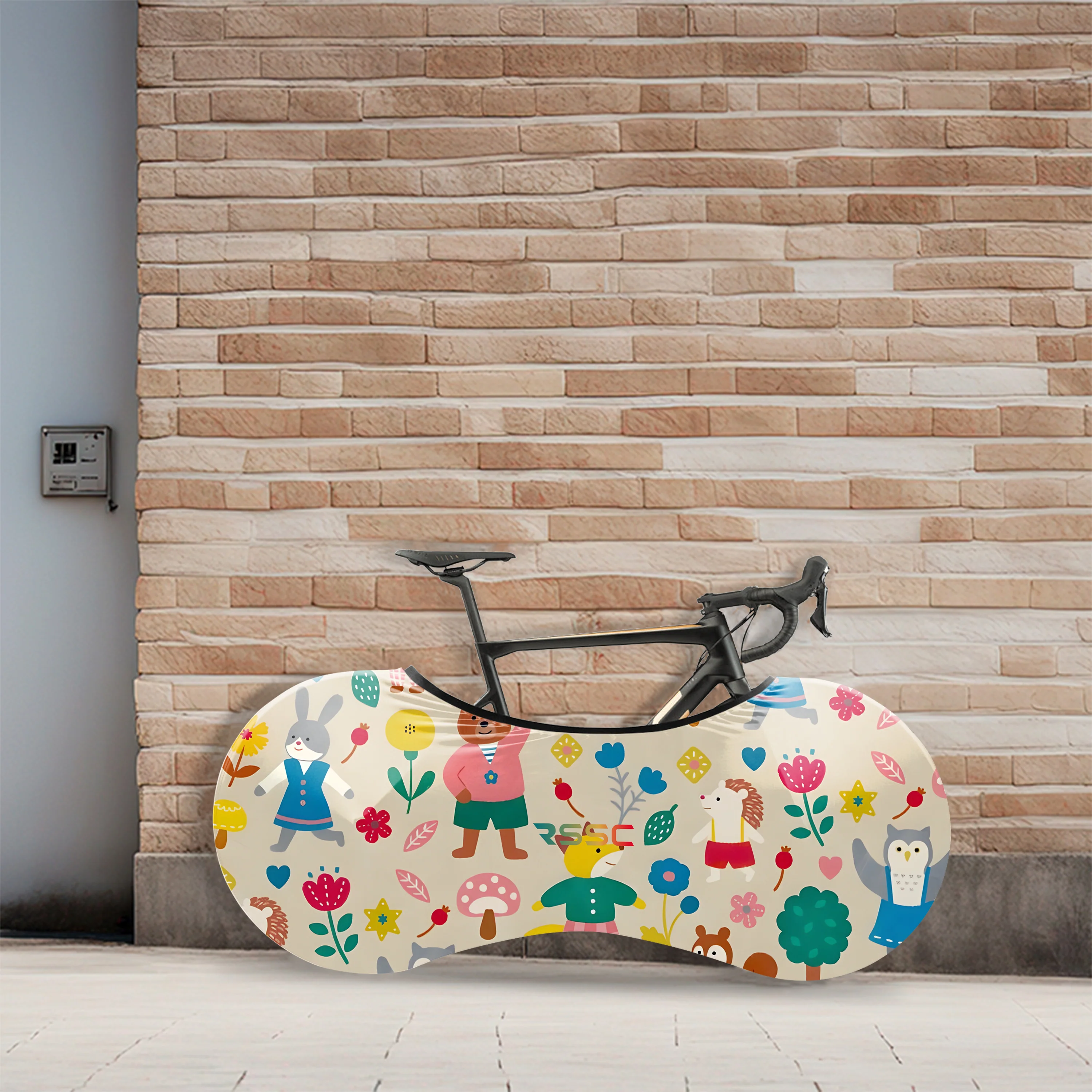 Cartoon Animals Bicycle Wheels Cover - Image 3