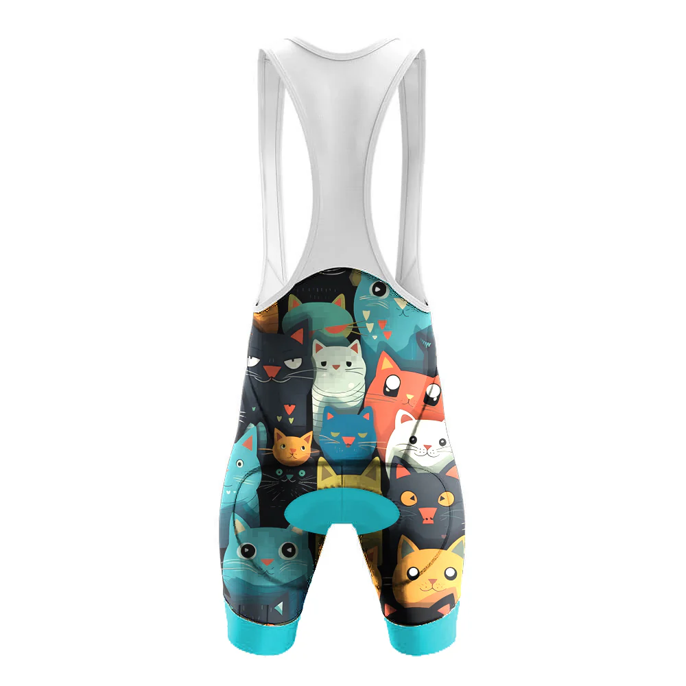 Cartoon Cat Men's Cycling Kit - Image 6