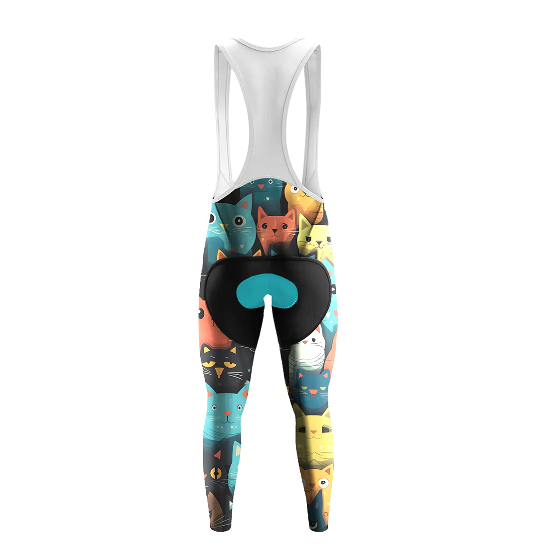 Cartoon Cat Men's Long Sleeve Cycling Kit - Image 6