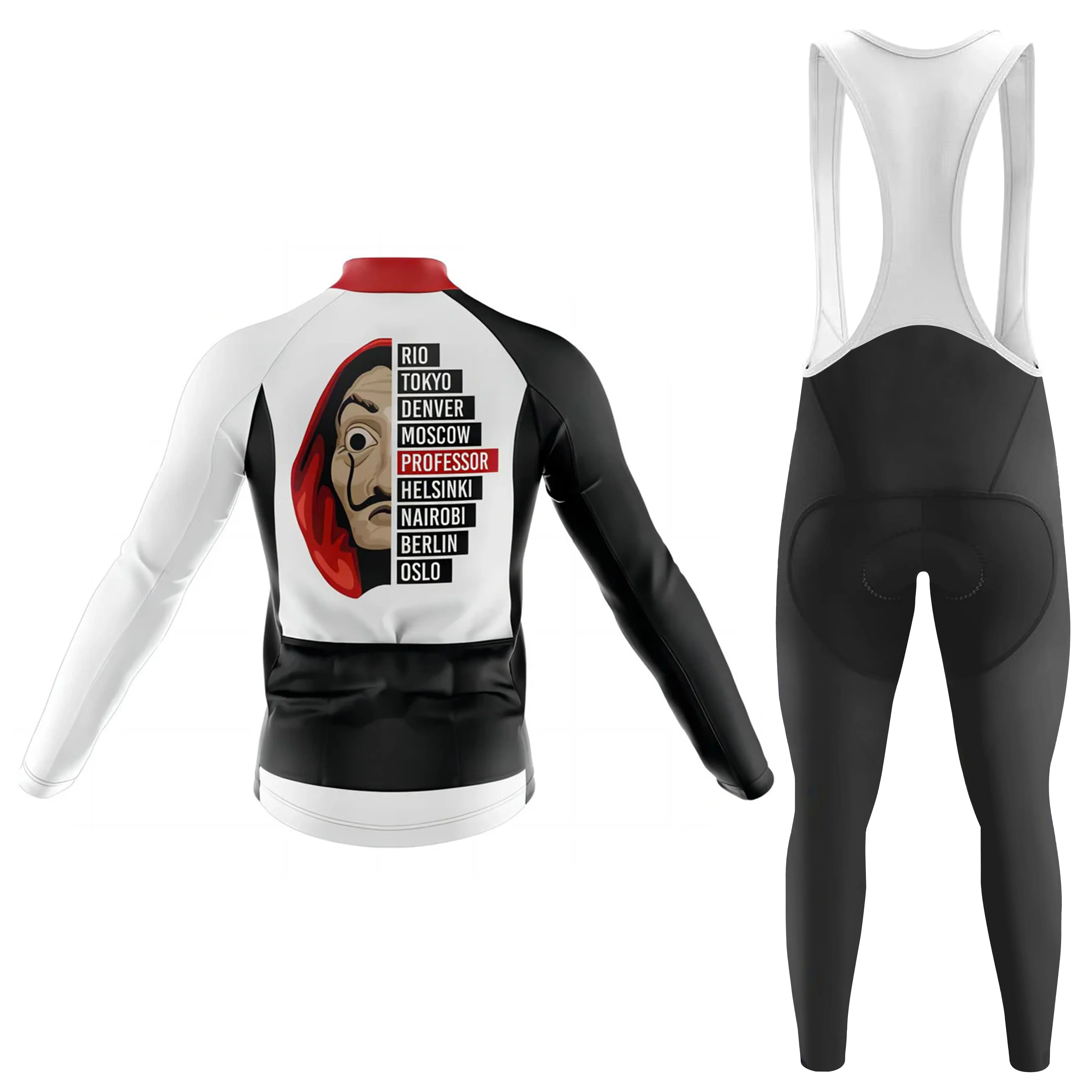 Casa De Papel Men's Long Sleeve Cycling Kit - Image 2
