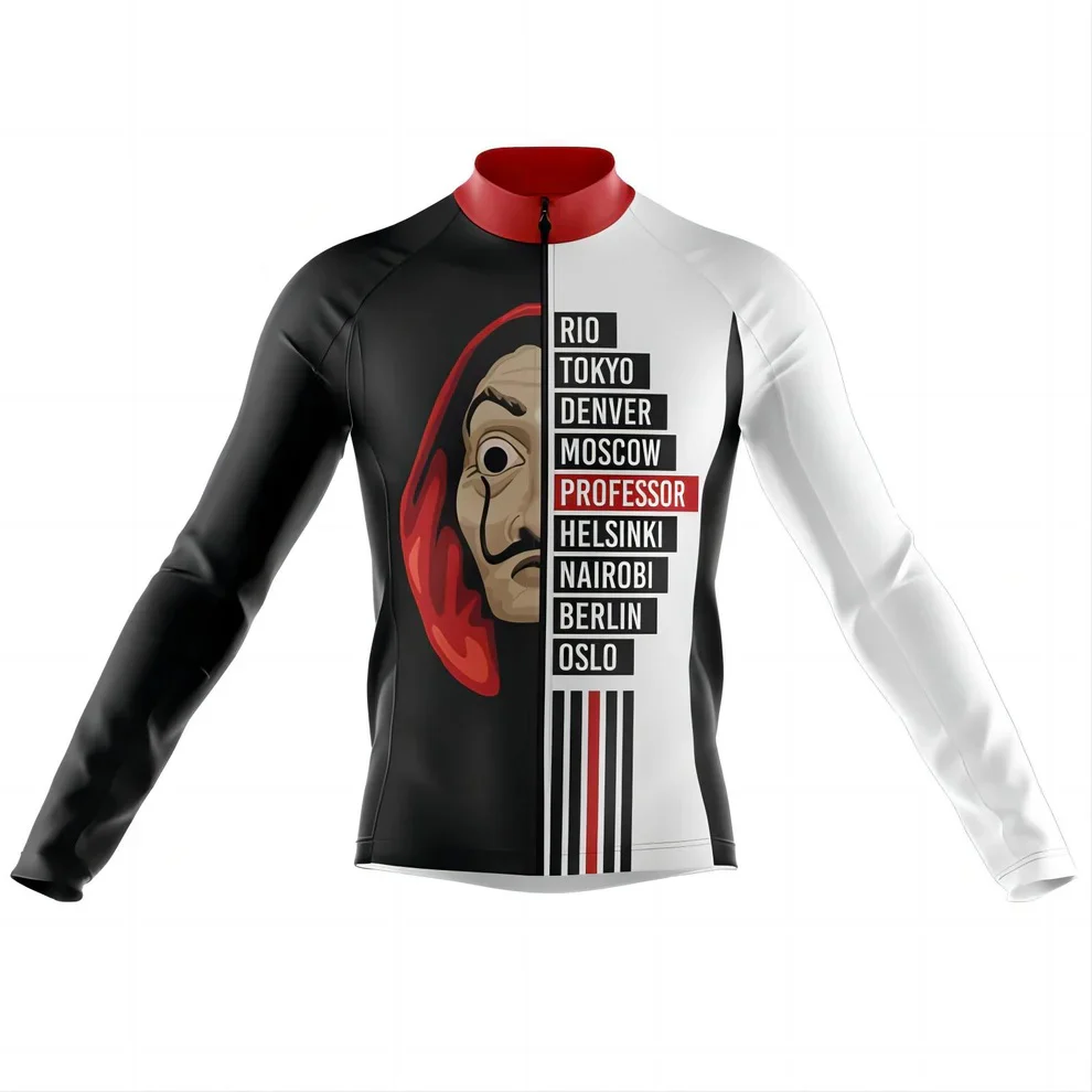 Casa De Papel Men's Long Sleeve Cycling Kit - Image 3