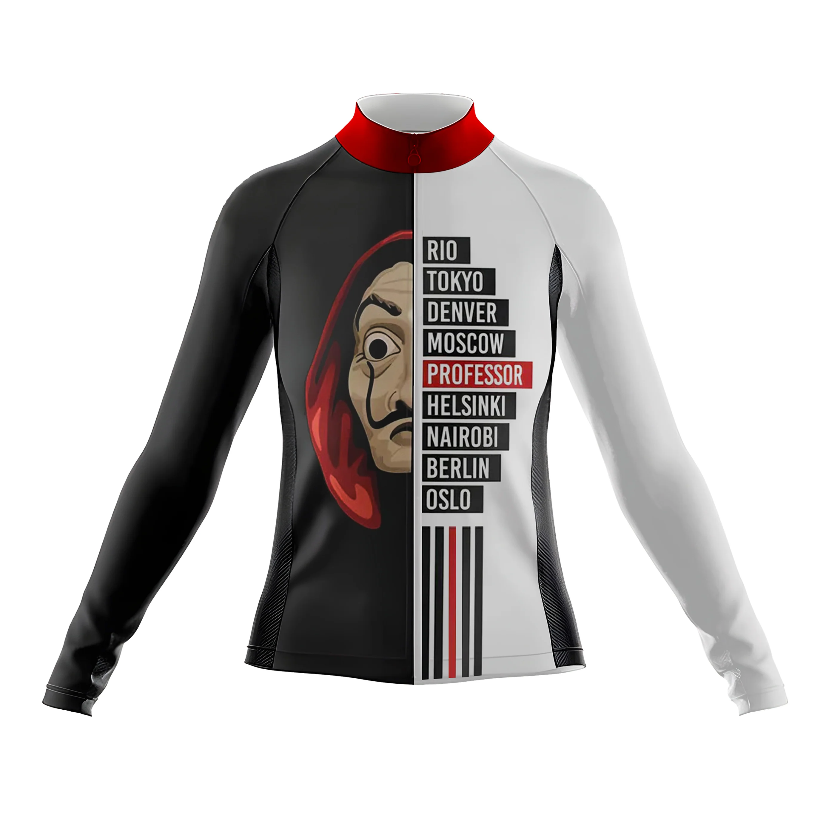 Casa De Papel Women's Long Sleeve Cycling Kit - Image 3