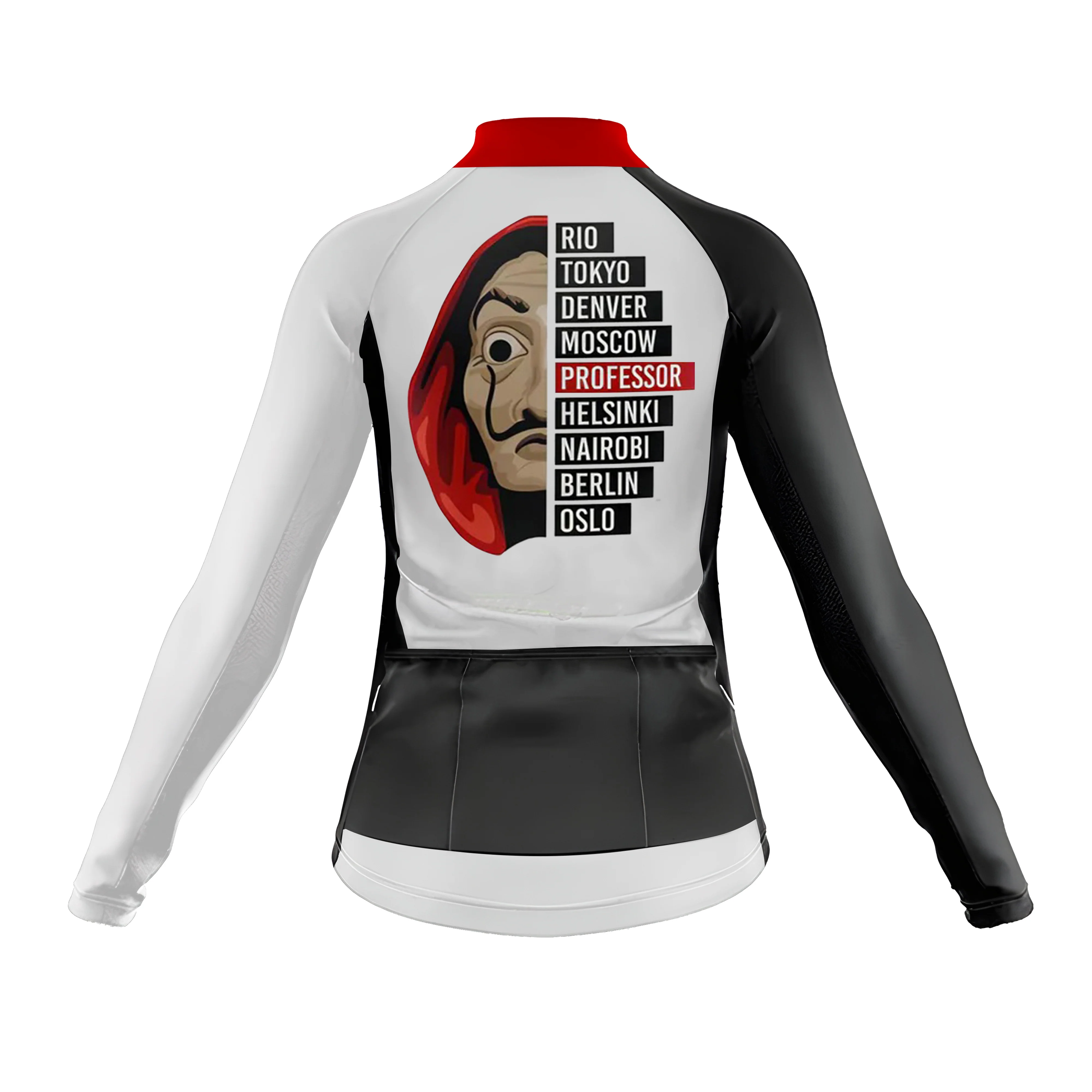 Casa De Papel Women's Long Sleeve Cycling Kit - Image 4