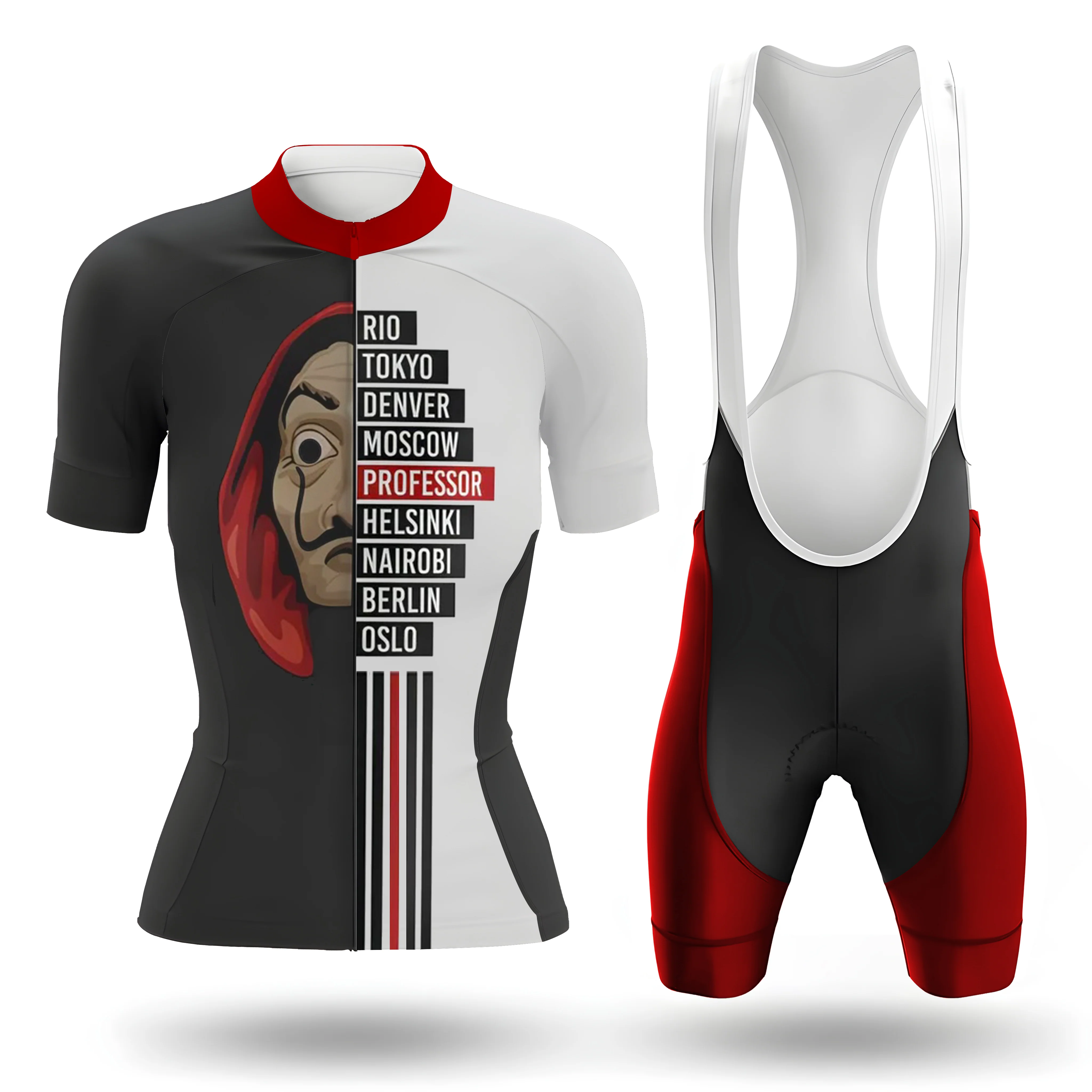 Casa De Papel Women's Short Sleeve Cycling Kit