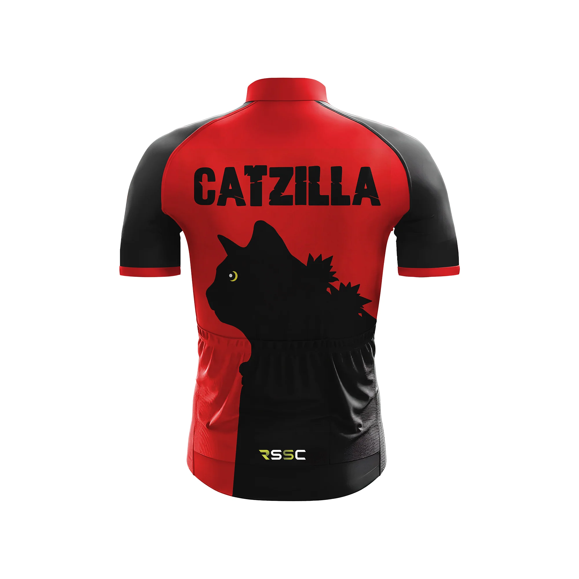 cat gatzilla Men's Short Sleeve Cycling Kit - Image 4