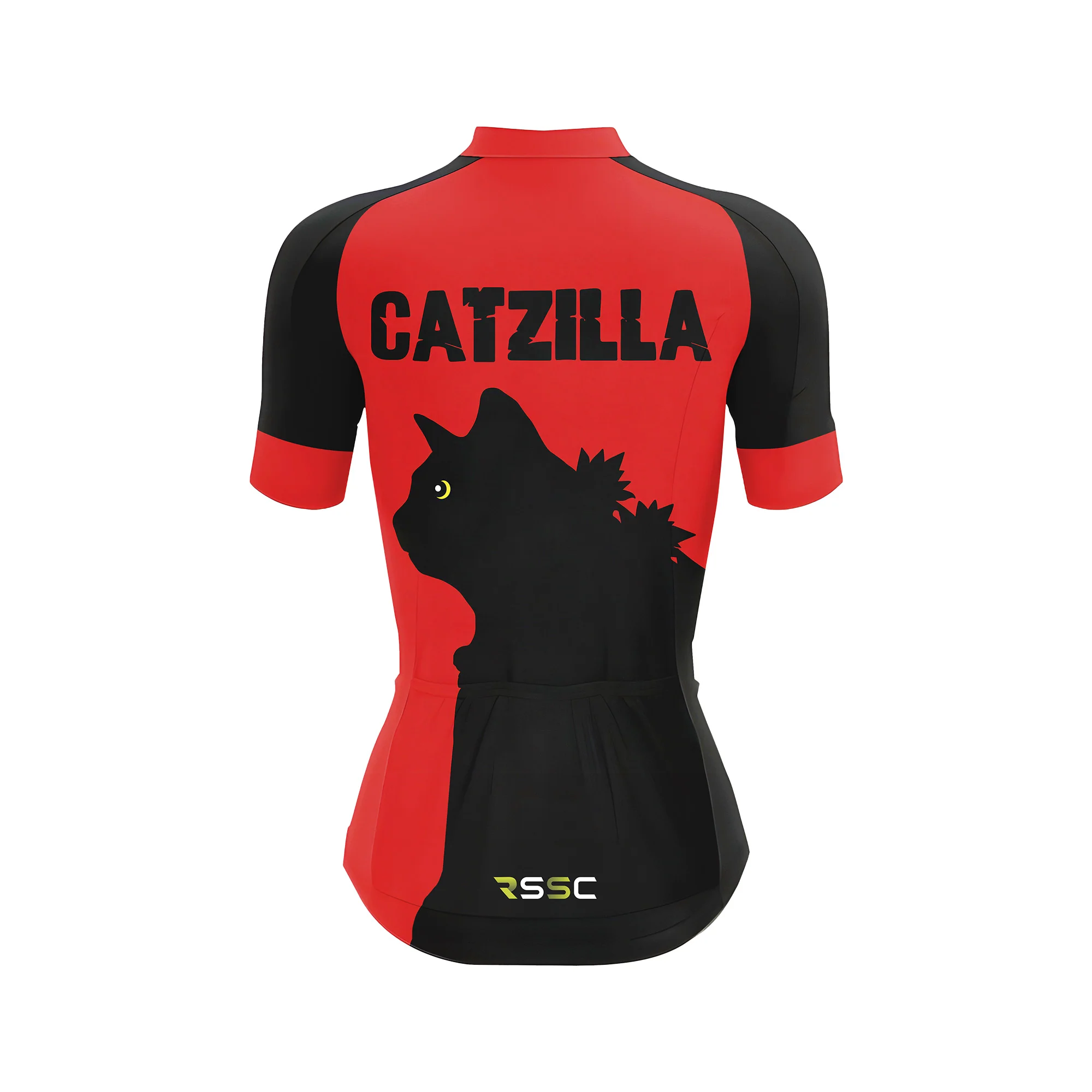 cat gatzilla Women's Short Sleeve Cycling Kit - Image 4