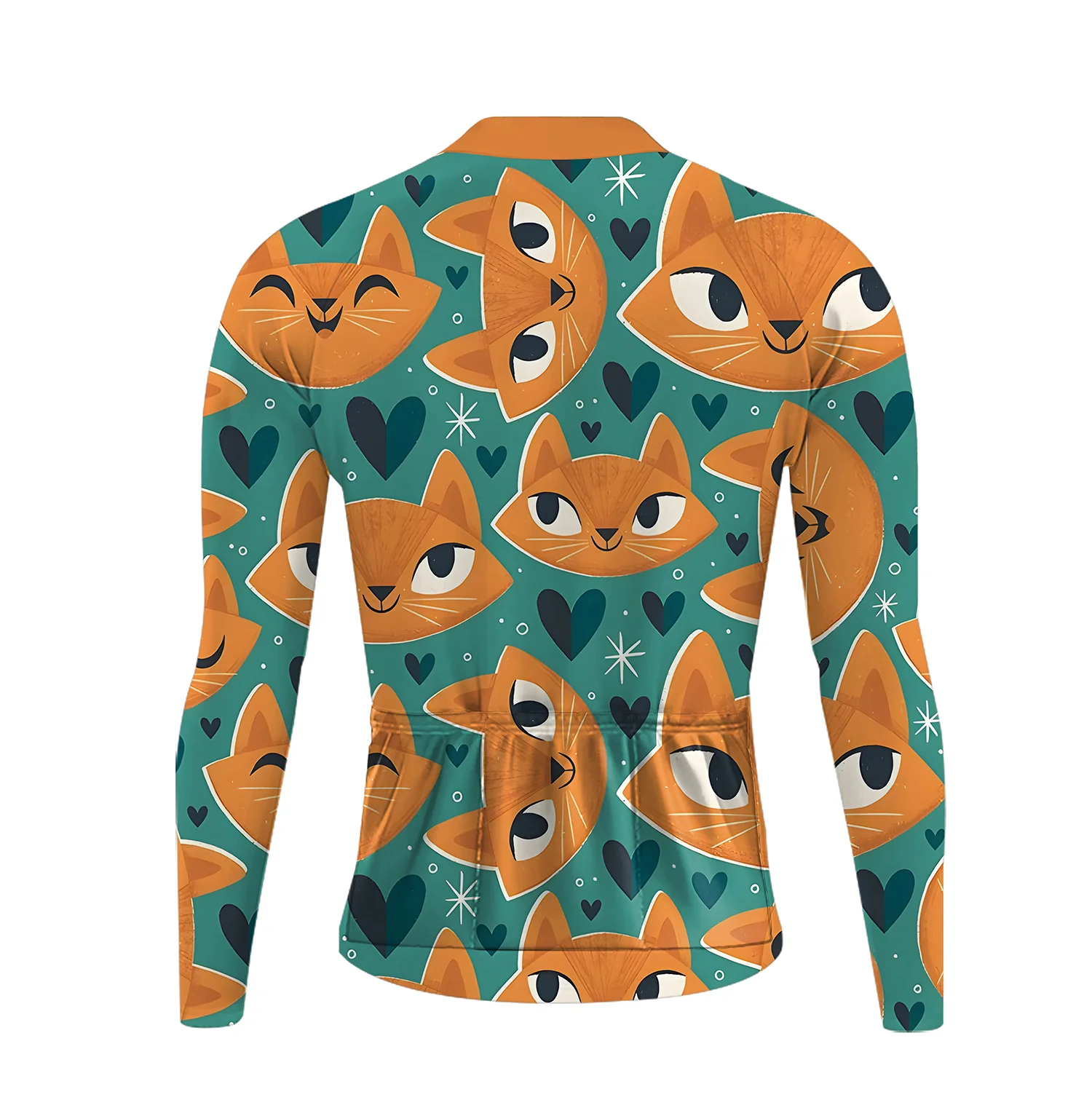 Cats Cats Cats! Men's Long Sleeve Cycling Kit - Image 4