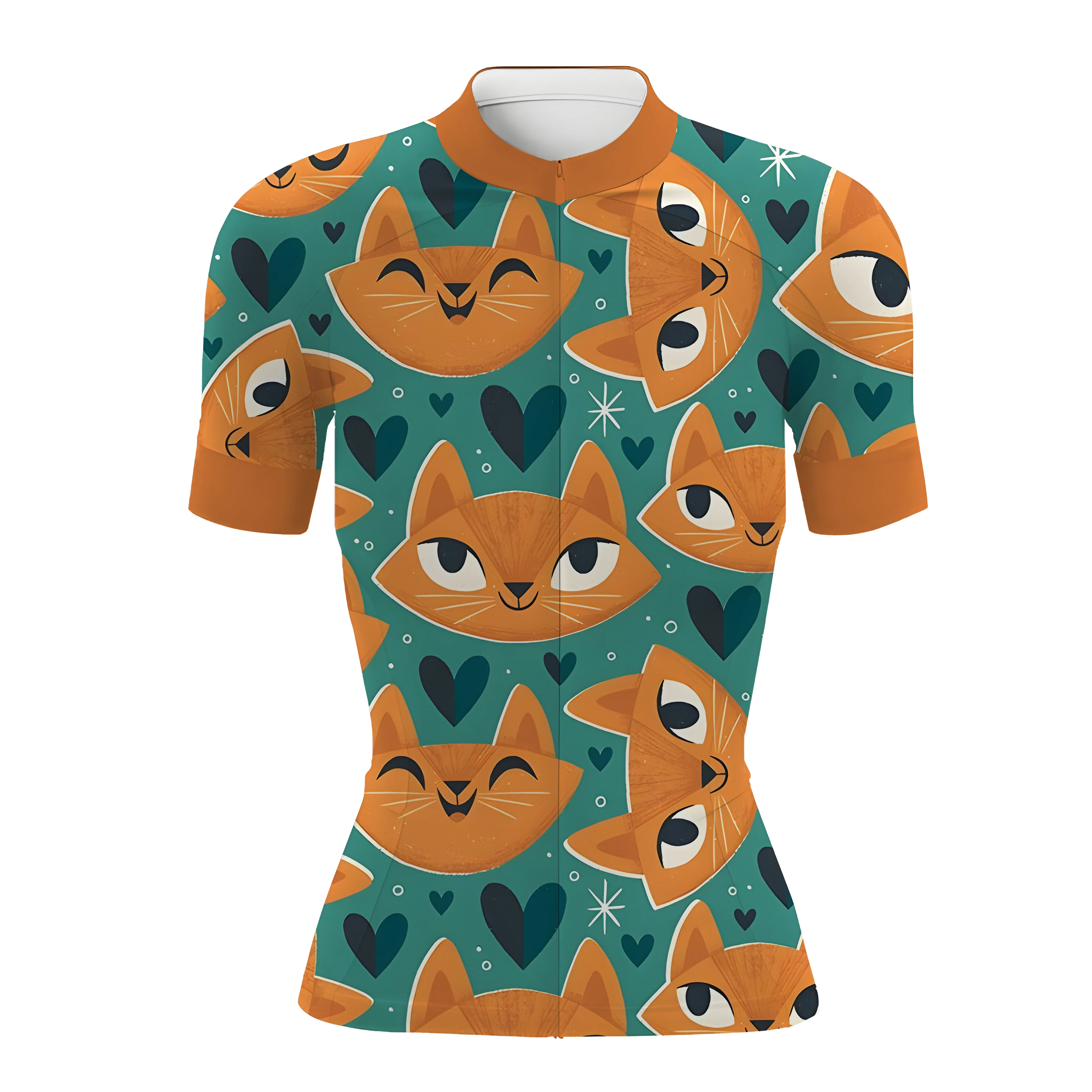Cats Cats Cats! Women's Short Sleeve Cycling Kit - Image 3