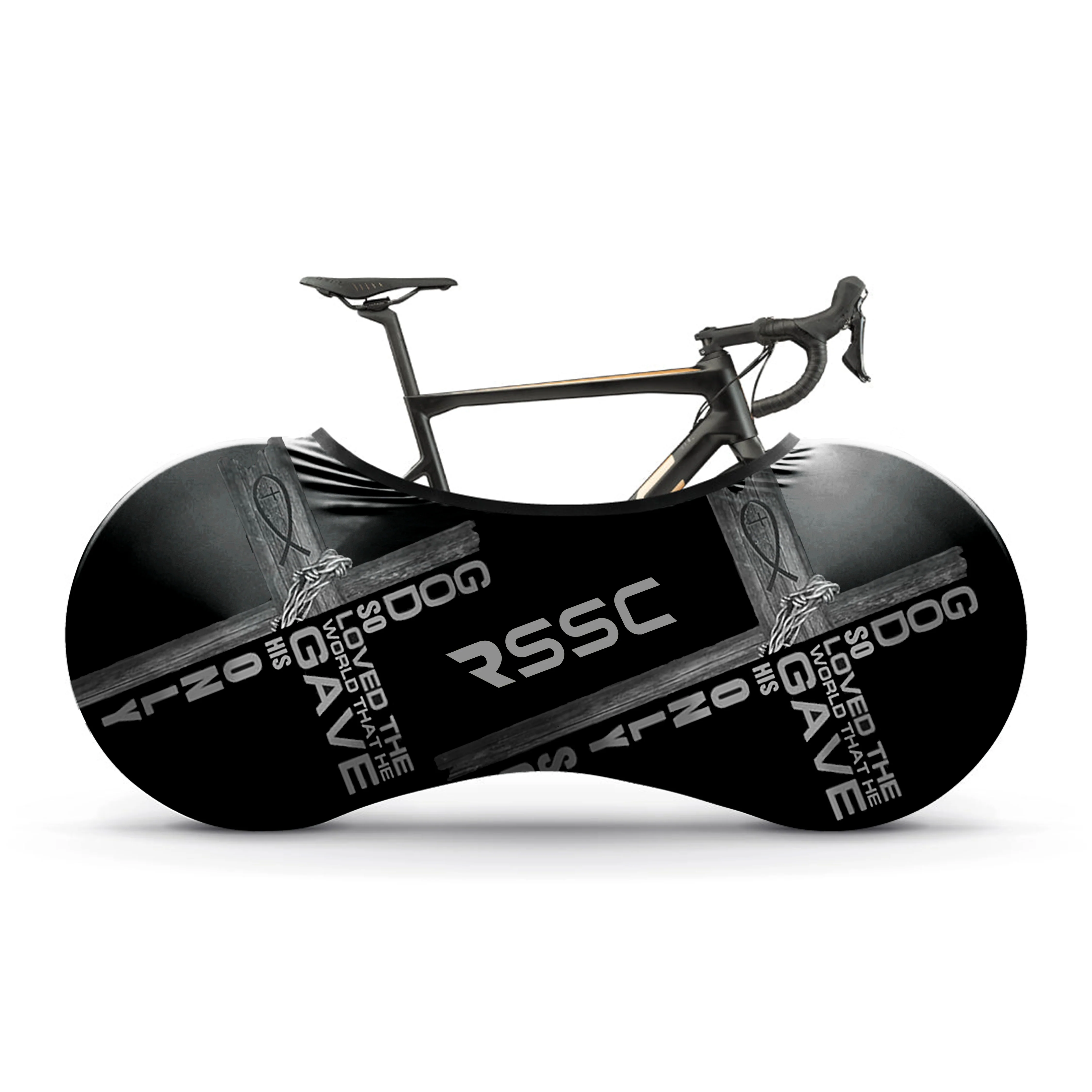 Christian Believer Cross Bicycle Wheels Cover