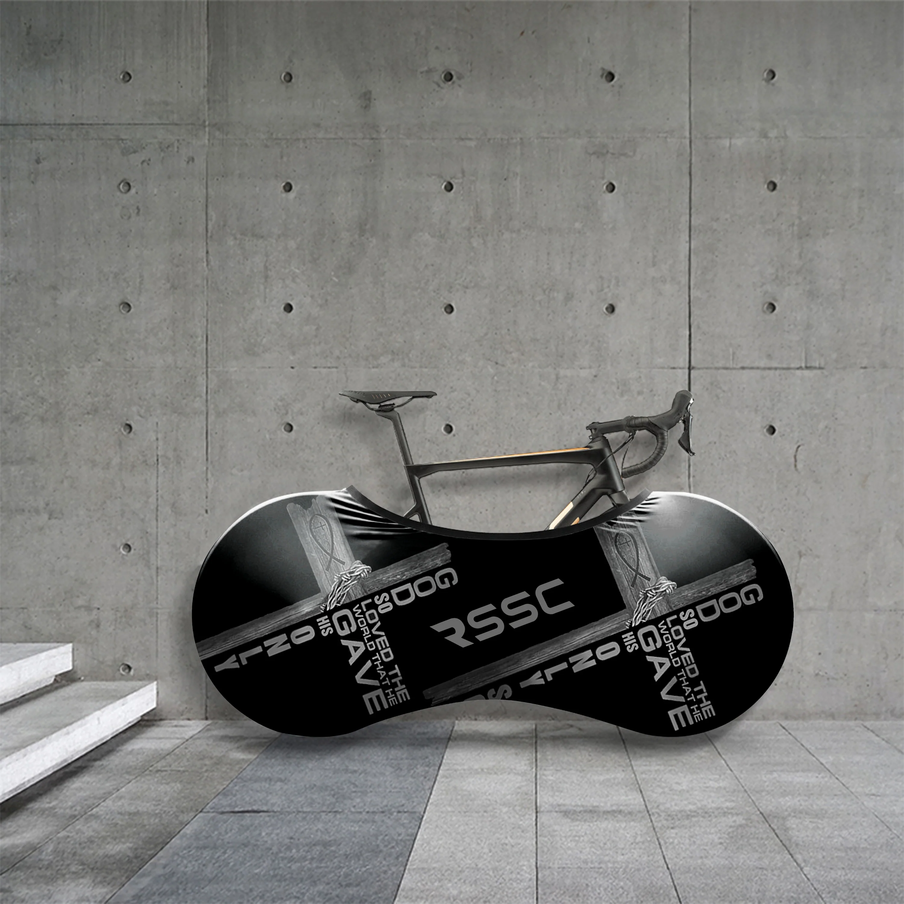 Christian Believer Cross Bicycle Wheels Cover - Image 3