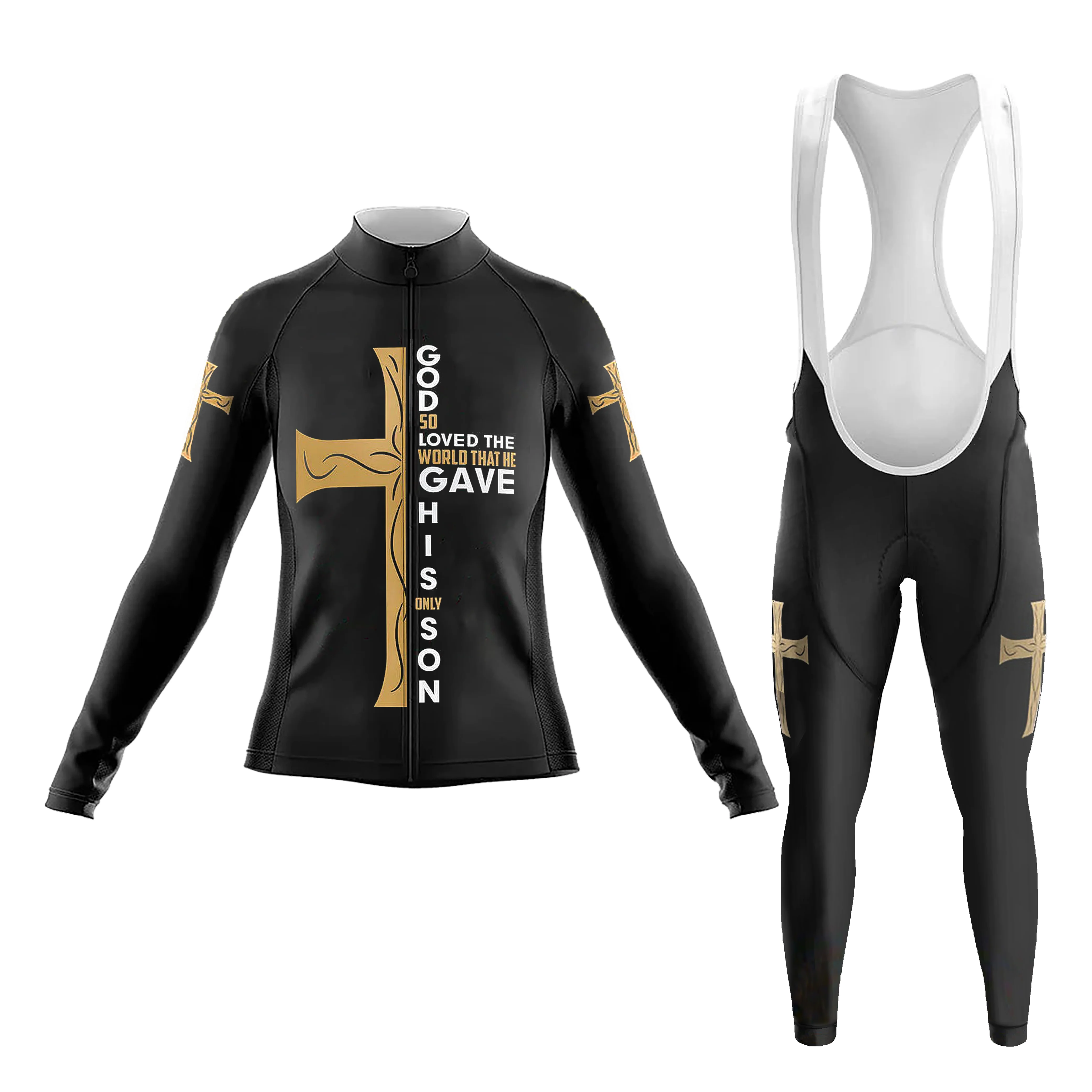 Christian Cross Women's Long Sleeve Cycling Kit