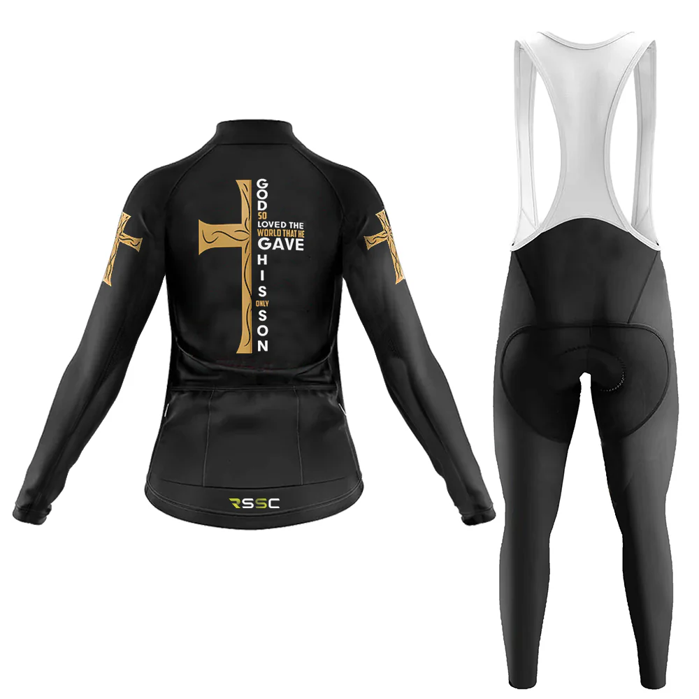 Christian Cross Women's Long Sleeve Cycling Kit - Image 2