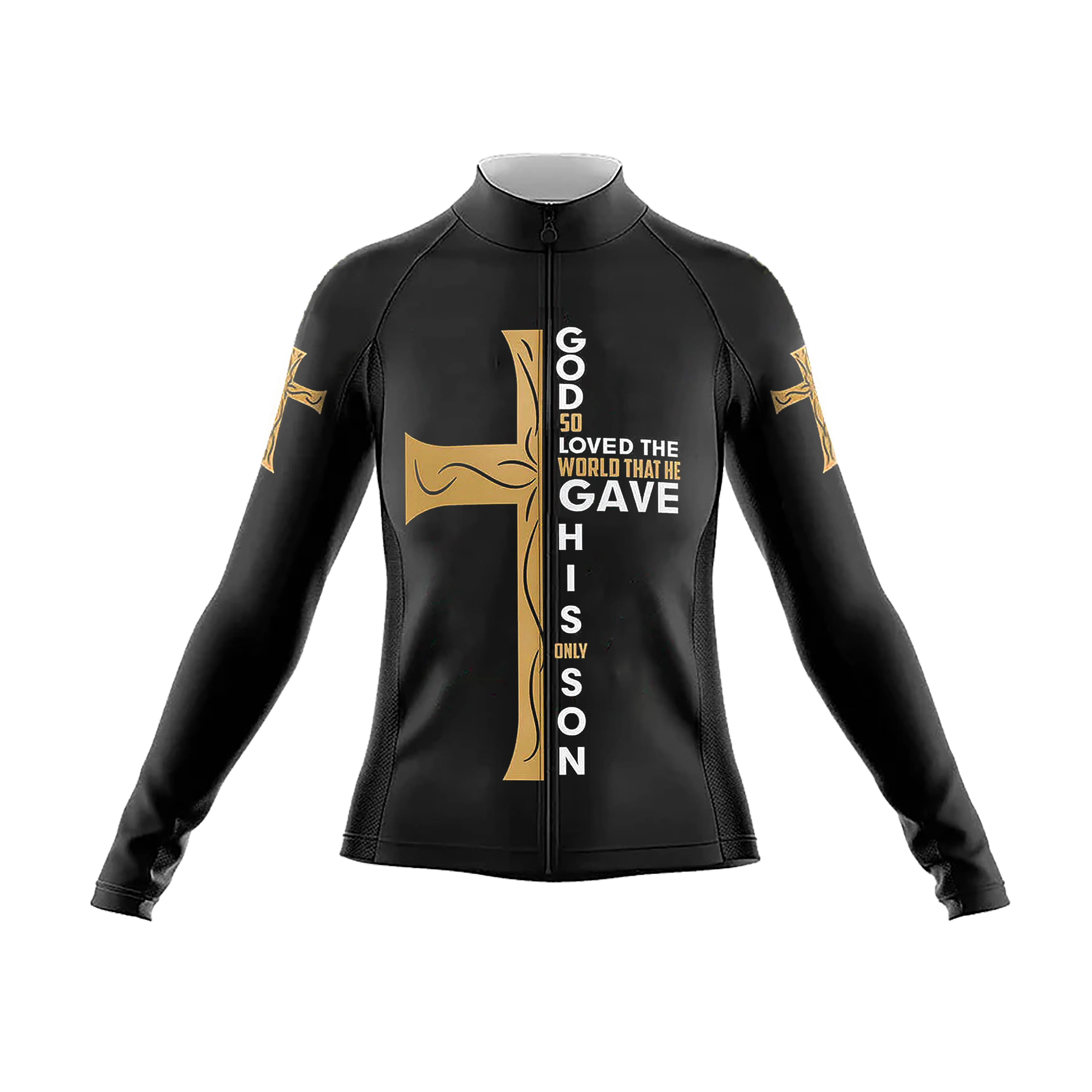 Christian Cross Women's Long Sleeve Cycling Kit - Image 3