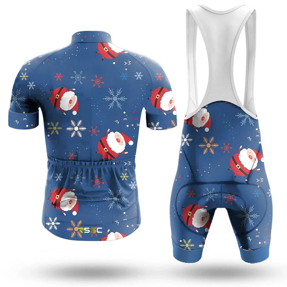 Christmas Cartoon Pictures Men's Cycling Kit - Image 2