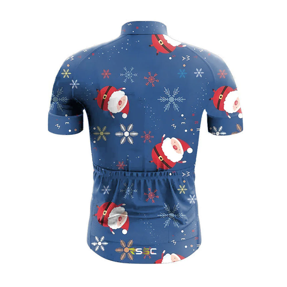 Christmas Cartoon Pictures Men's Cycling Kit - Image 4