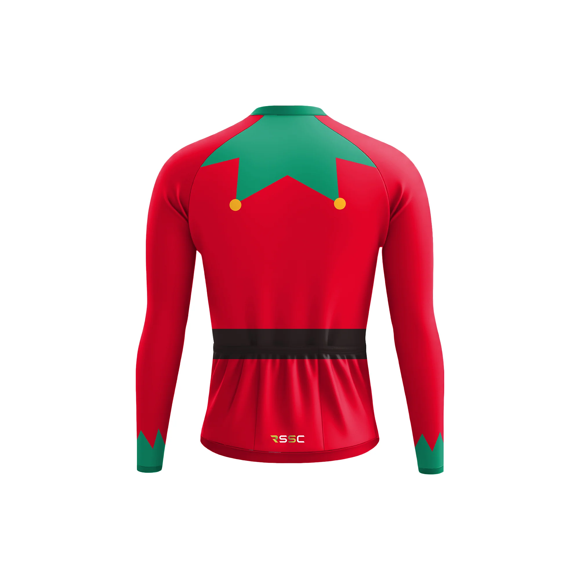 Christmas Elf Men's Long Sleeve Cycling Kit - Image 4