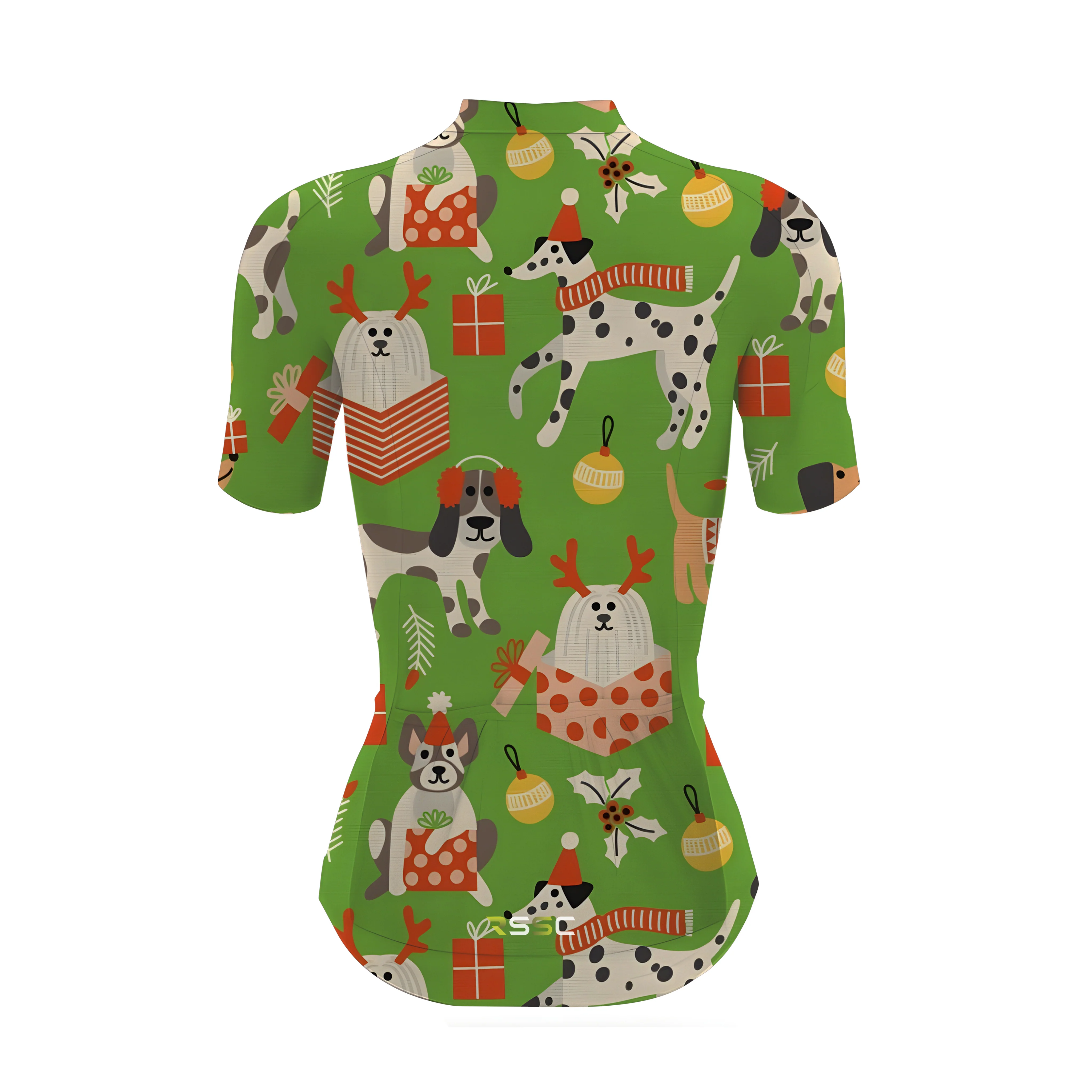 Christmas Gifts And Dog Women's Short Sleeve Cycling Kit - Image 4