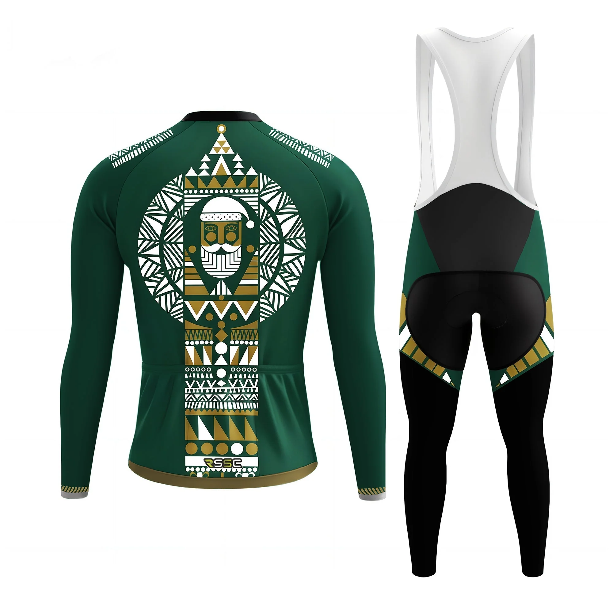 Christmas Totem Men's Long Sleeve Cycling Kit - Image 2