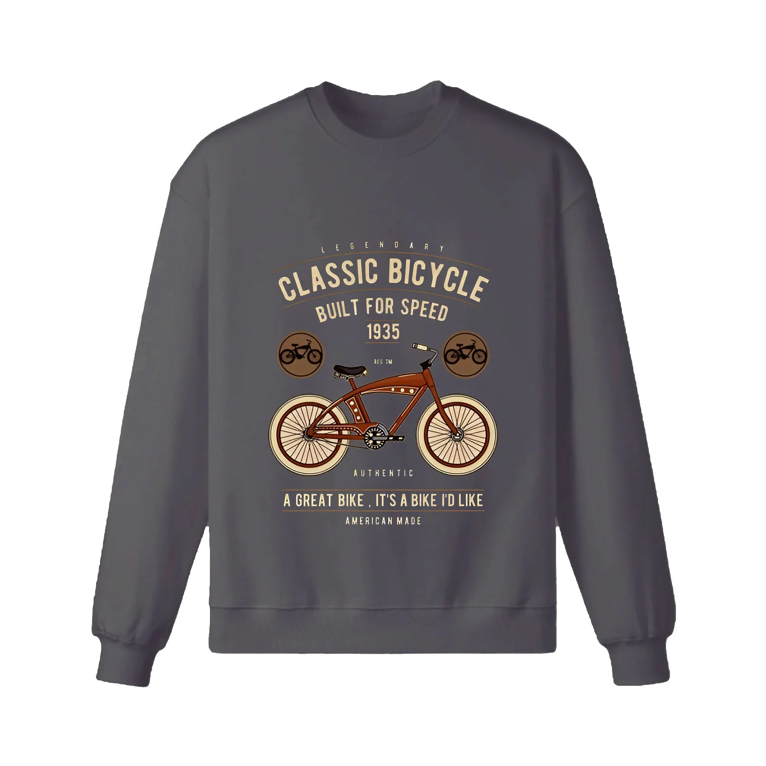 Classic Bicycle Built For Speed Sweatshirt - Image 3