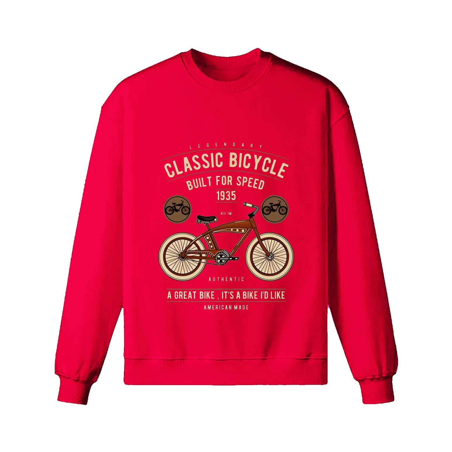 Classic Bicycle Built For Speed Sweatshirt - Image 6