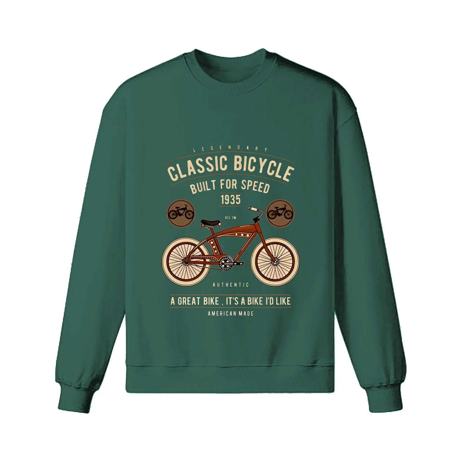 Classic Bicycle Built For Speed Sweatshirt - Image 7