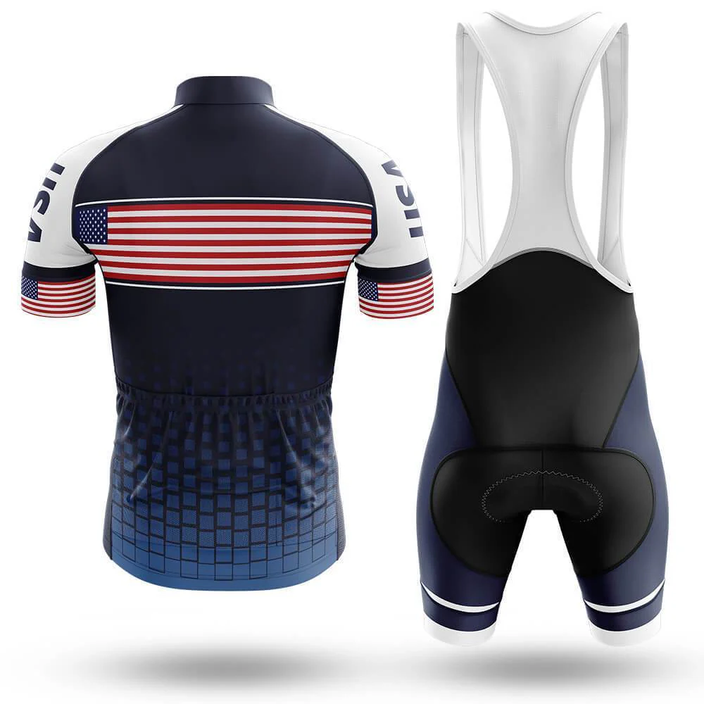 Classic USA Men's Short Sleeve Cycling Kit - Image 2