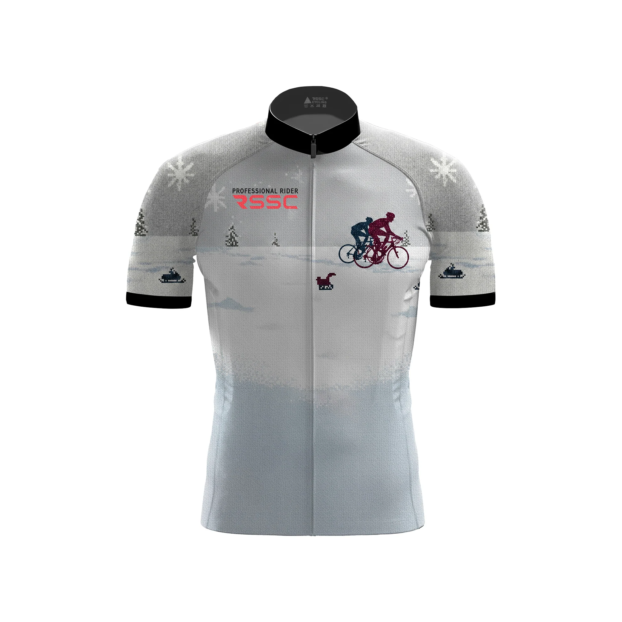 Cold and loneliness Men's Short Sleeve Cycling Kit - Image 3
