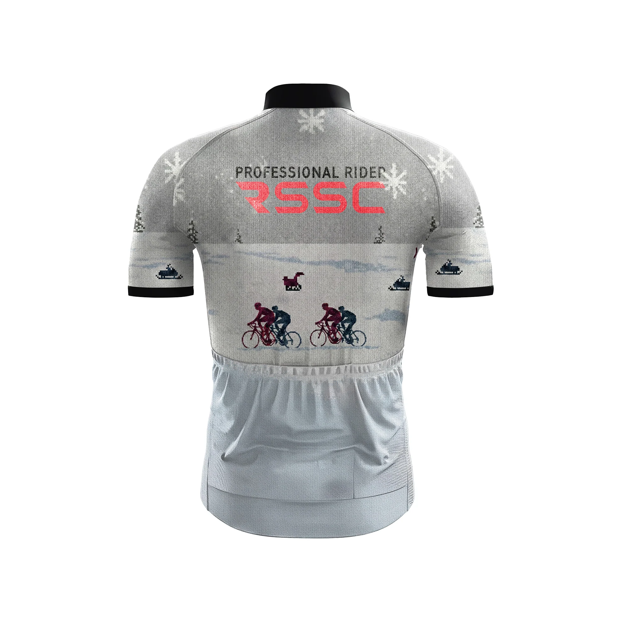 Cold and loneliness Men's Short Sleeve Cycling Kit - Image 4