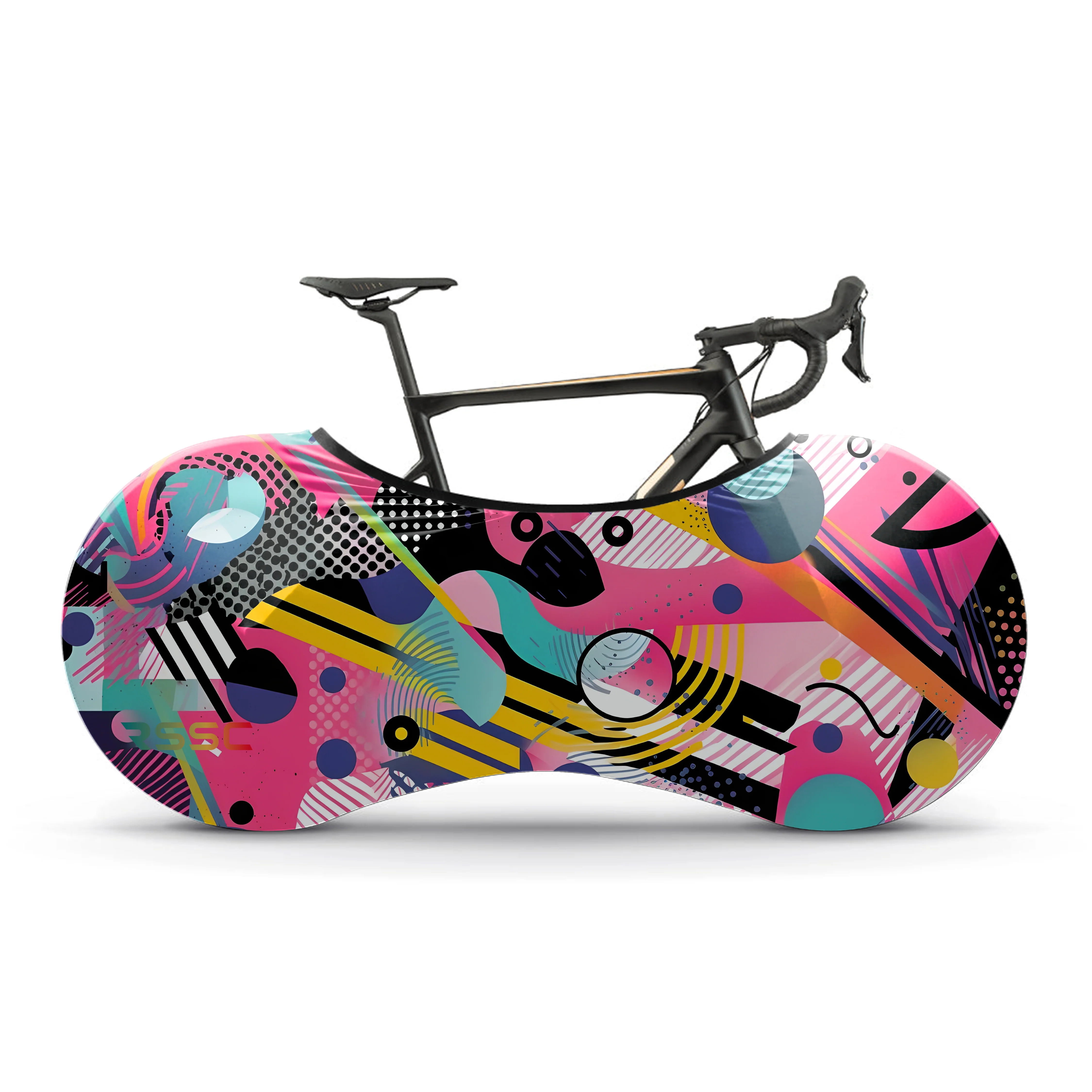Colorful Bicycle Wheels Cover