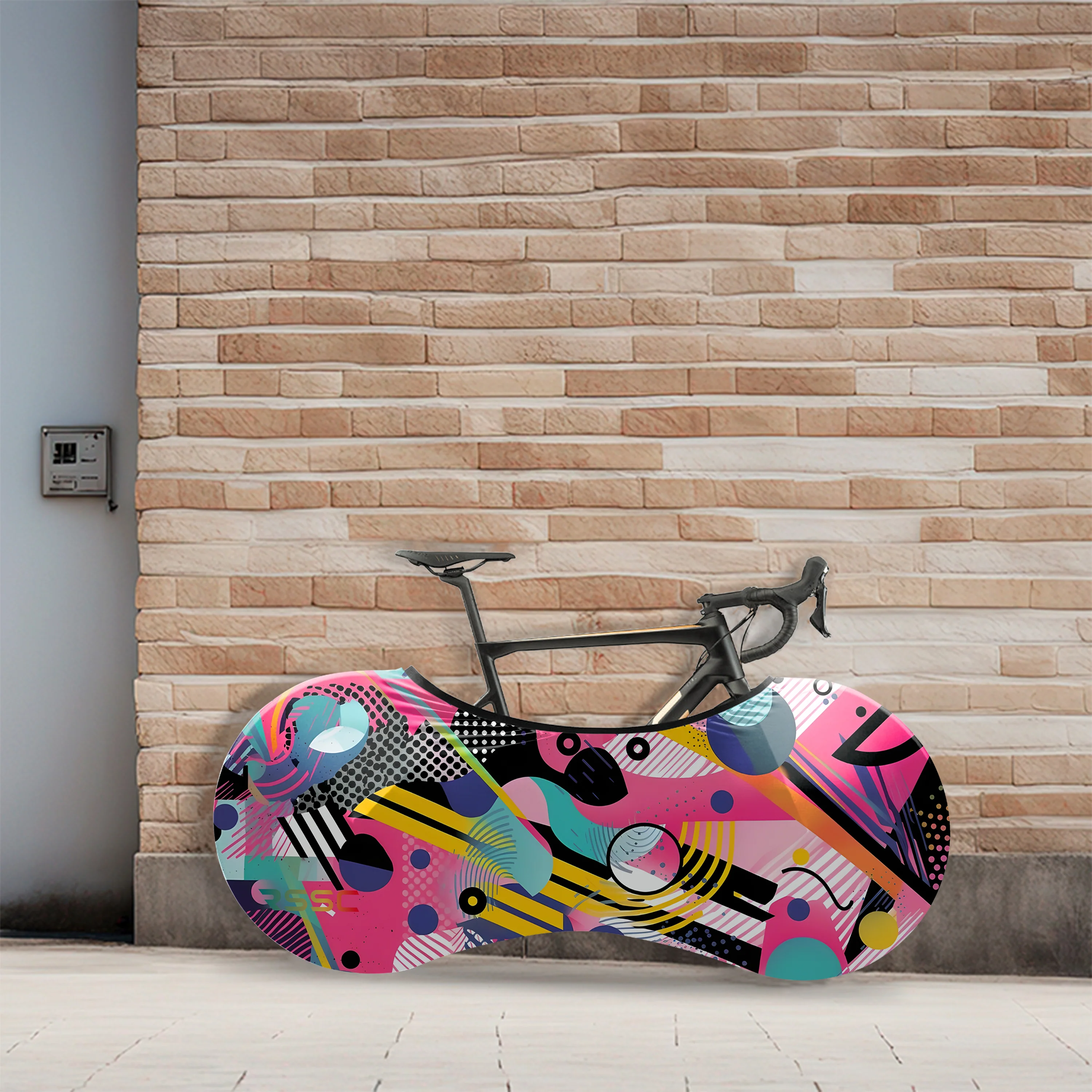Colorful Bicycle Wheels Cover - Image 3