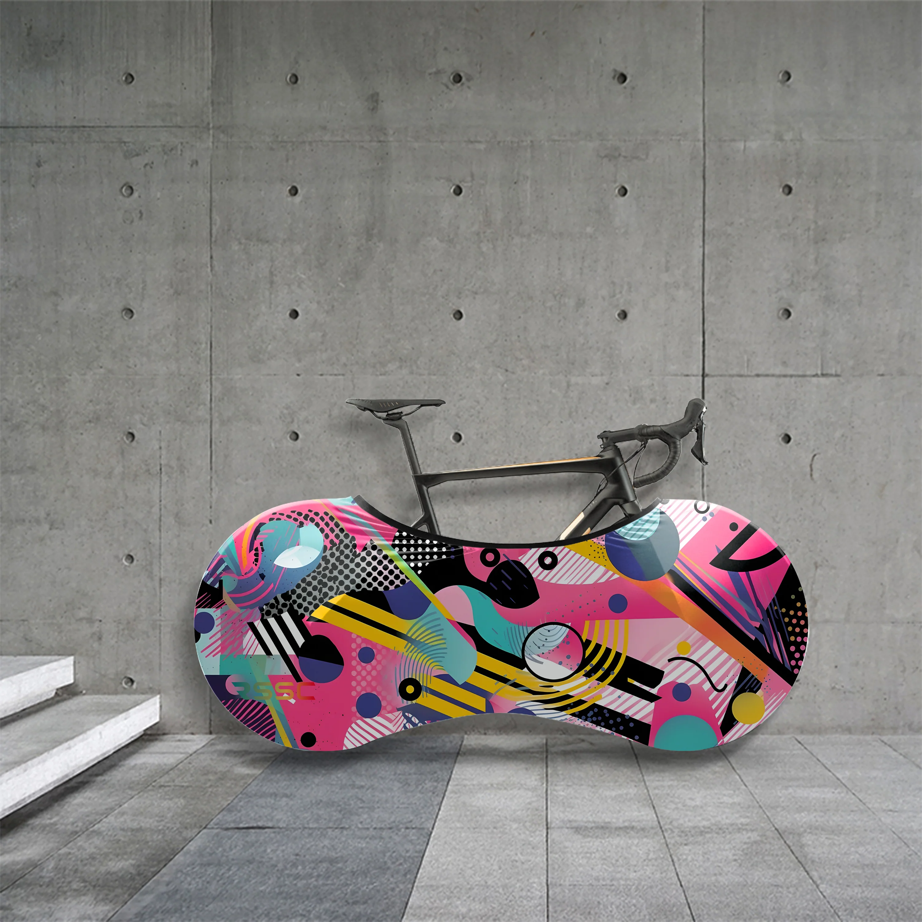 Colorful Bicycle Wheels Cover - Image 4