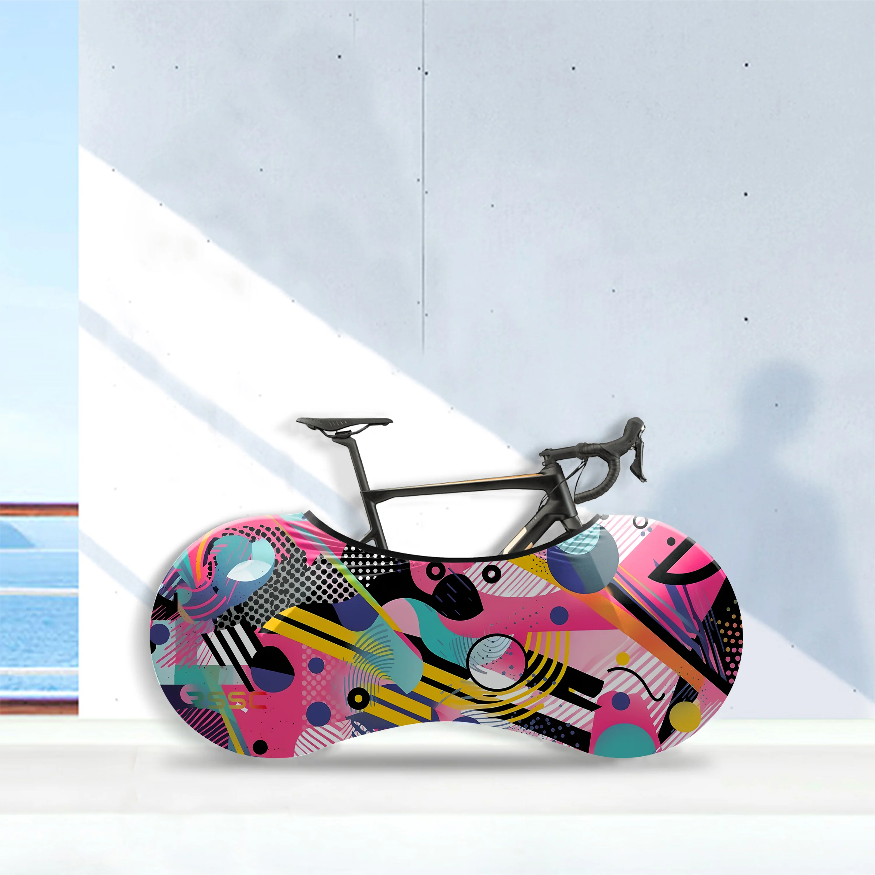 Colorful Bicycle Wheels Cover - Image 5