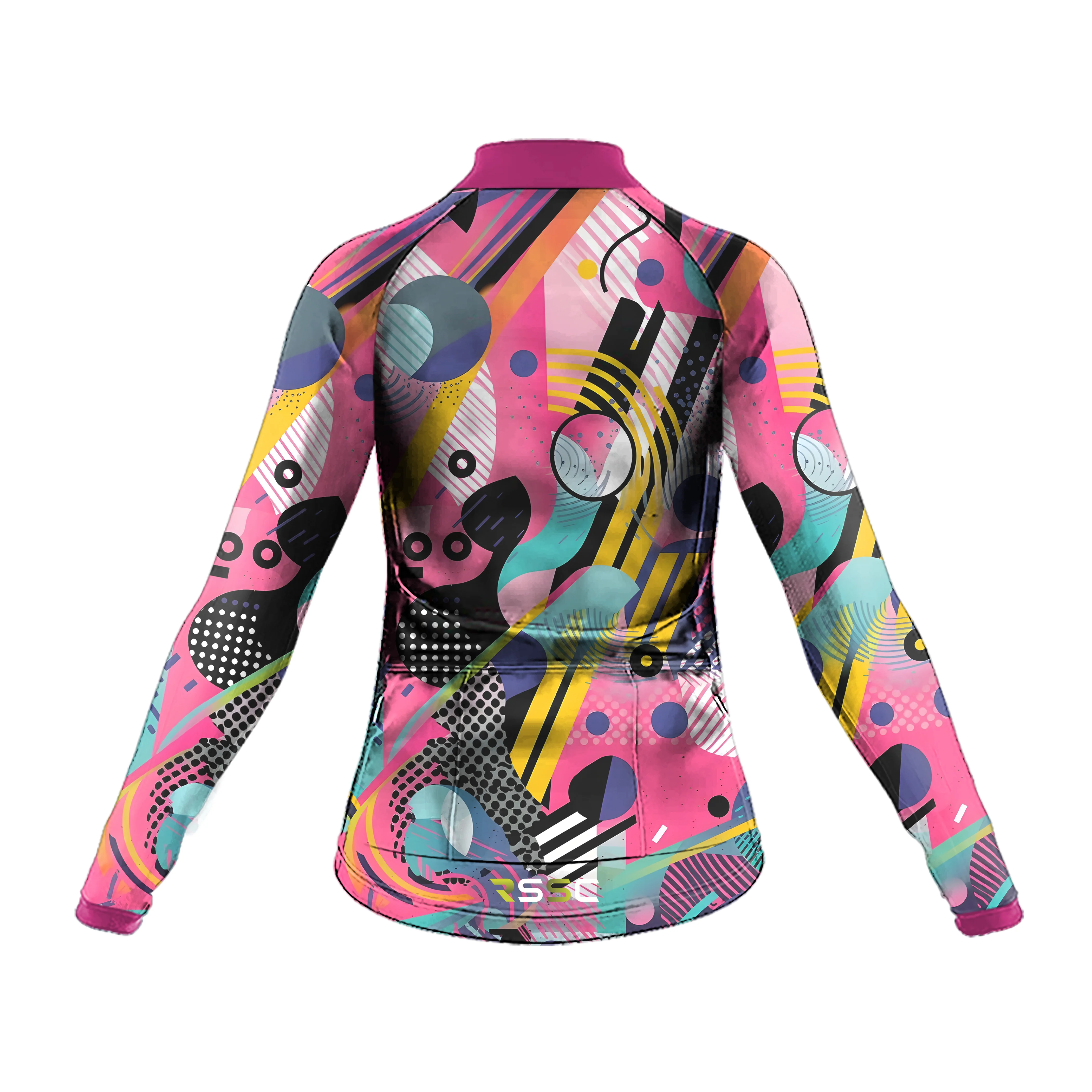 Colorful Women's Long Sleeve Cycling Kit - Image 4