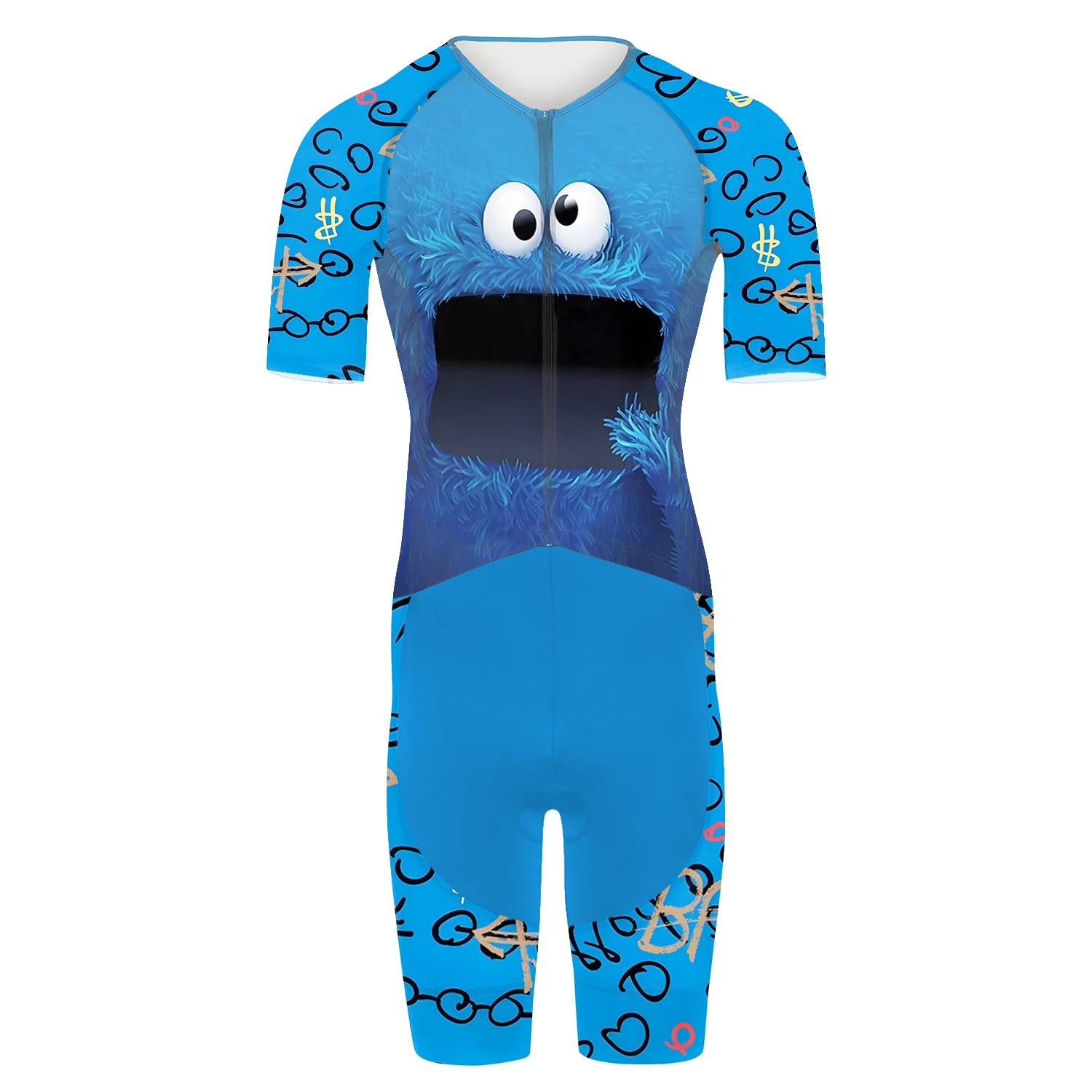 Cookie Monster Men's Triathlon Suit