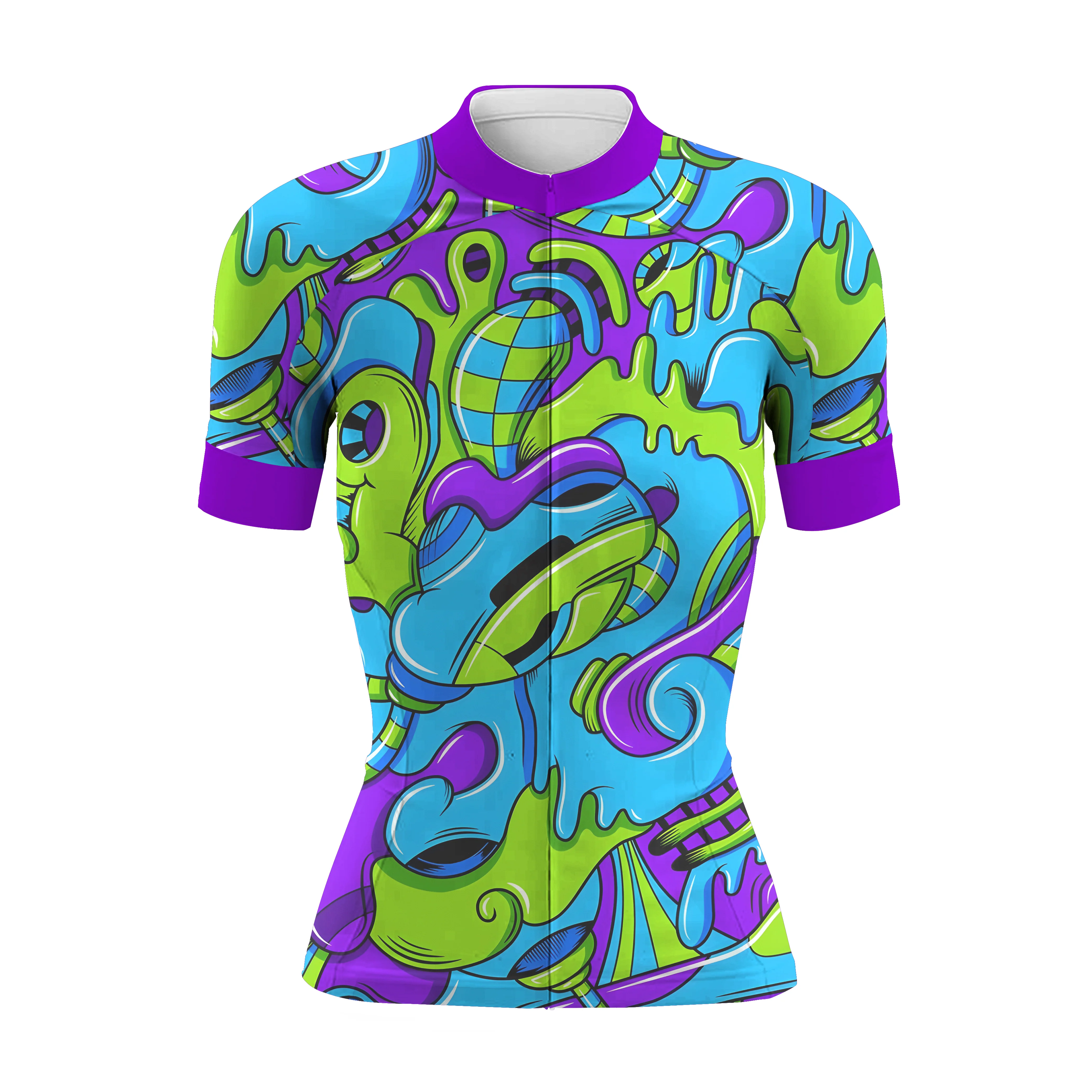 Cool Coloring Chart Women's Short Sleeve Cycling Kit - Image 3