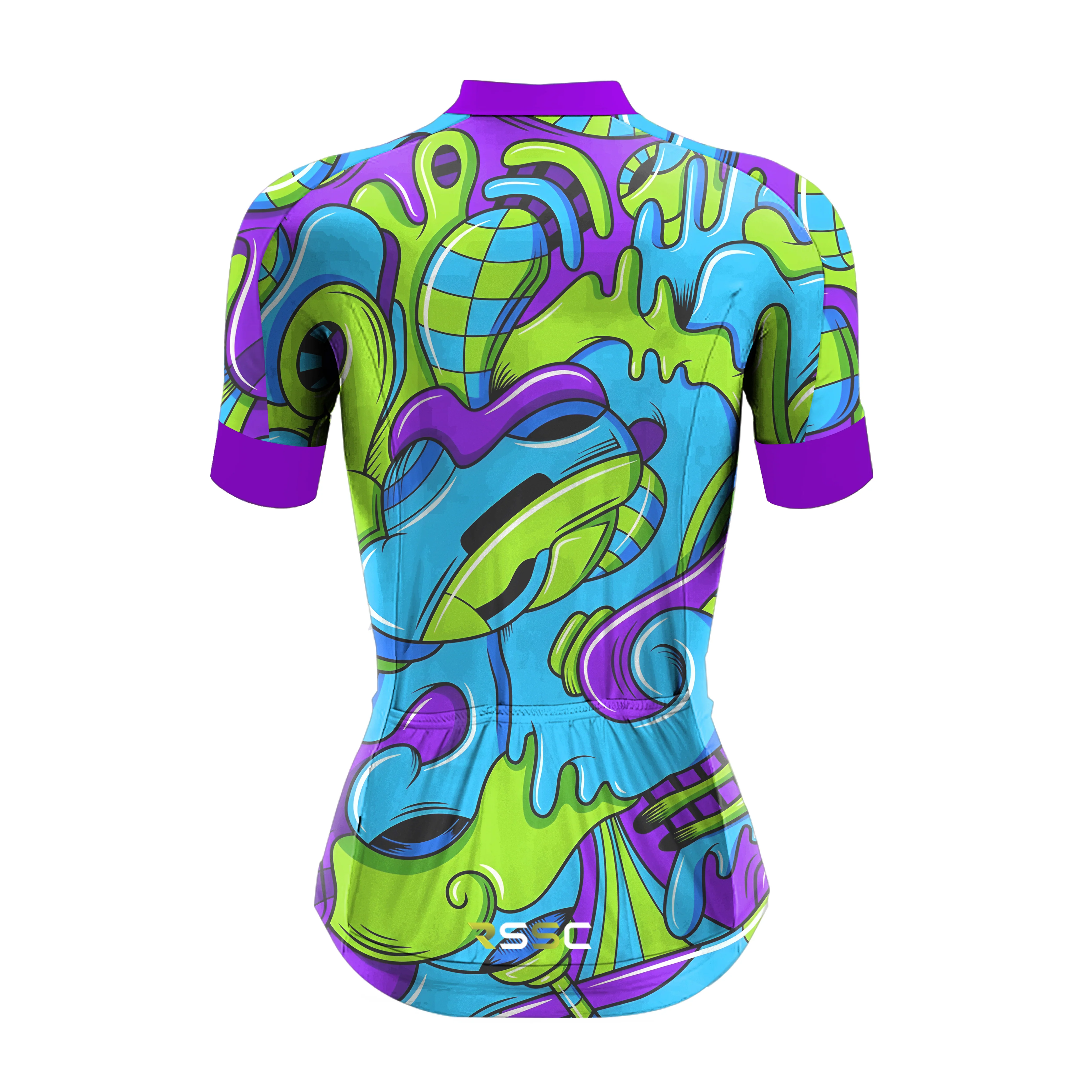 Cool Coloring Chart Women's Short Sleeve Cycling Kit - Image 4