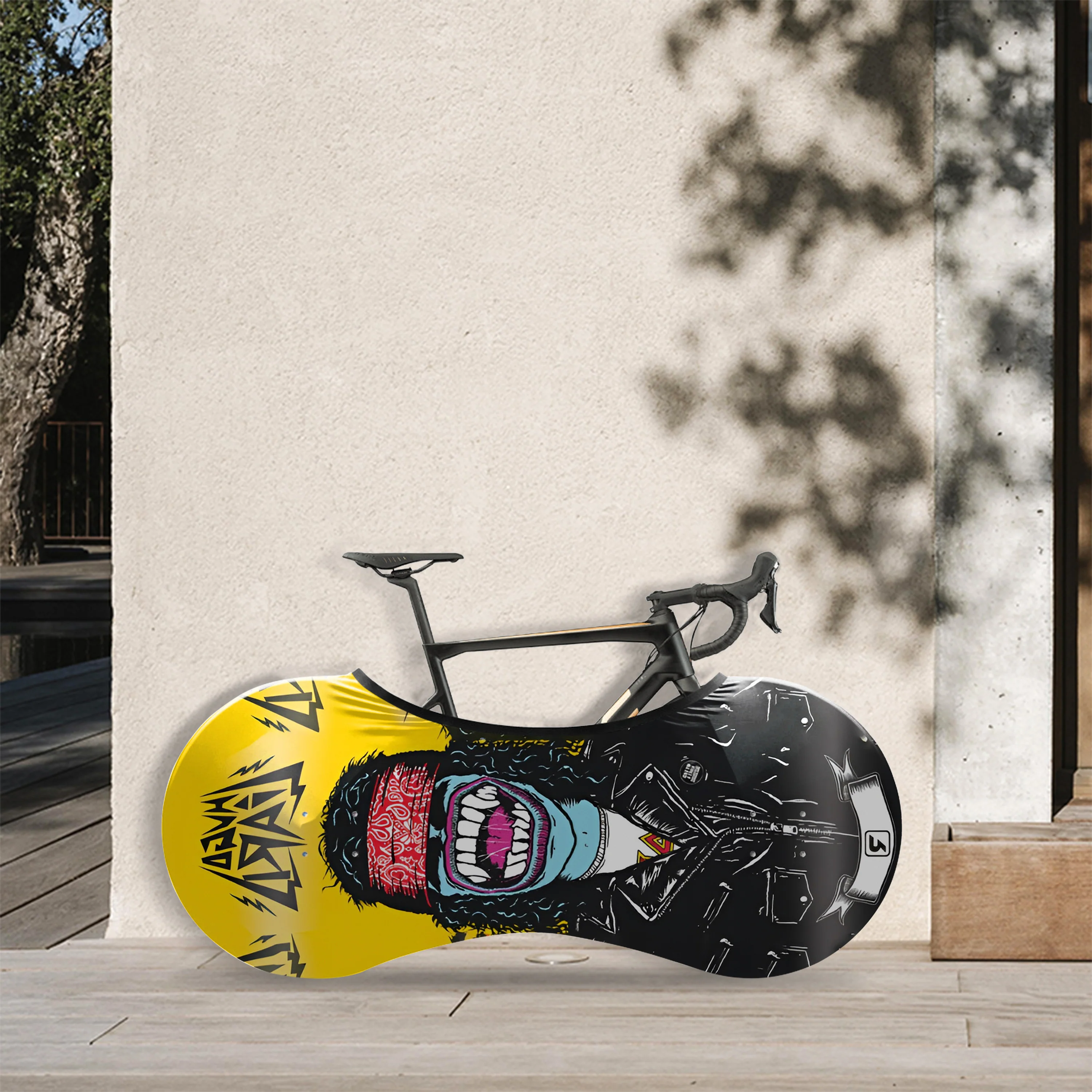 Creative Emoji Avatar Bicycle Wheels Cover - Image 2