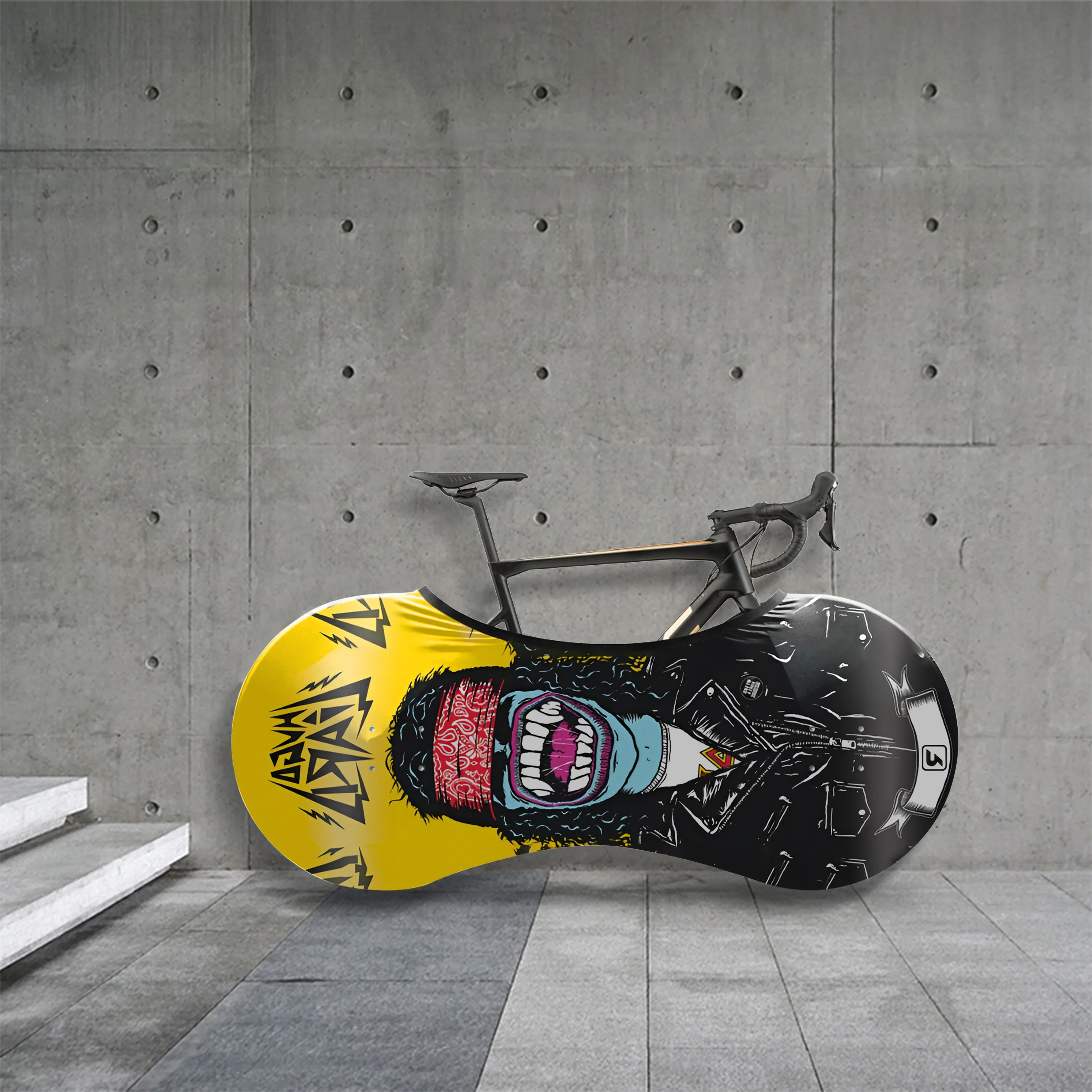 Creative Emoji Avatar Bicycle Wheels Cover - Image 3
