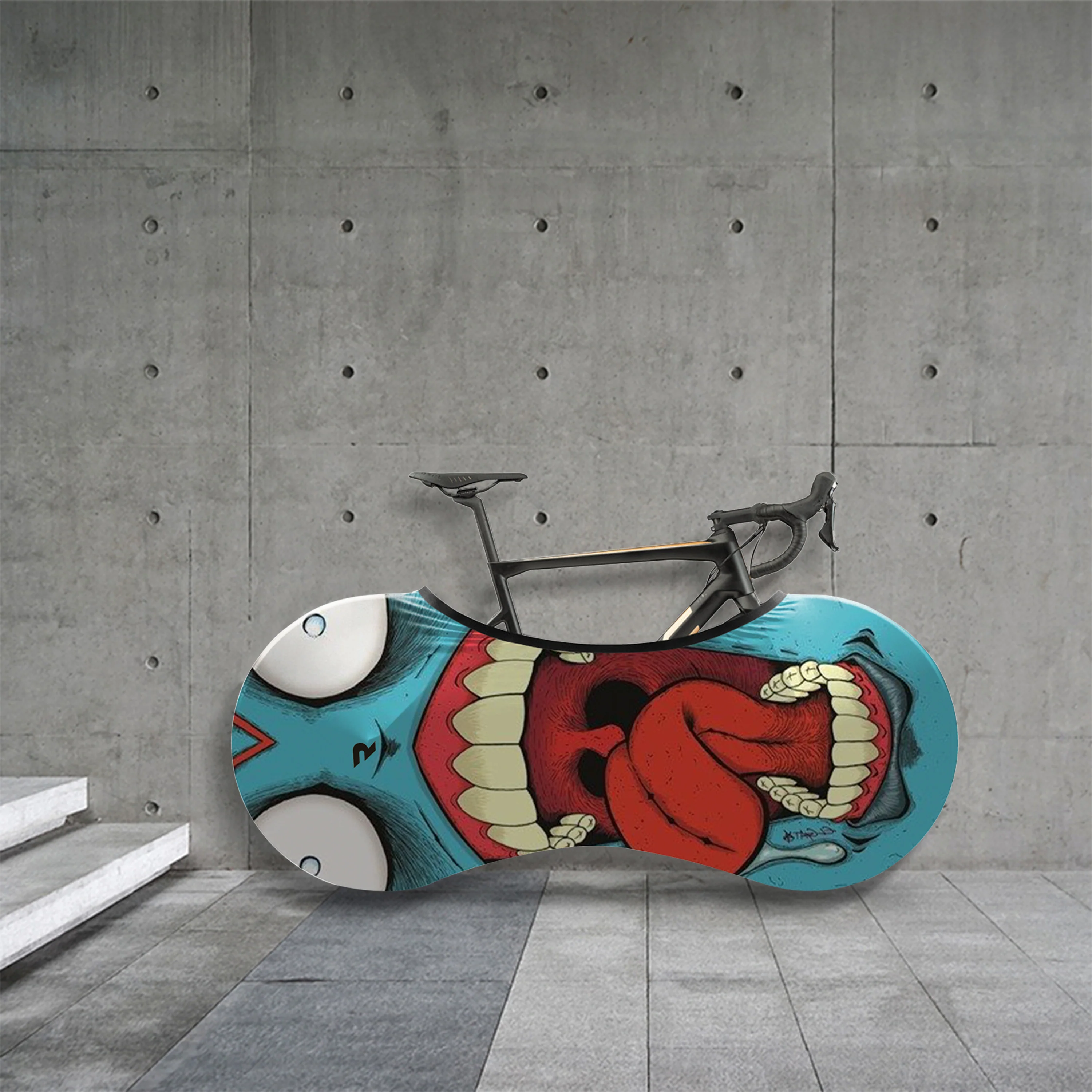 Creative illustration Bicycle Wheels Cover - Image 2