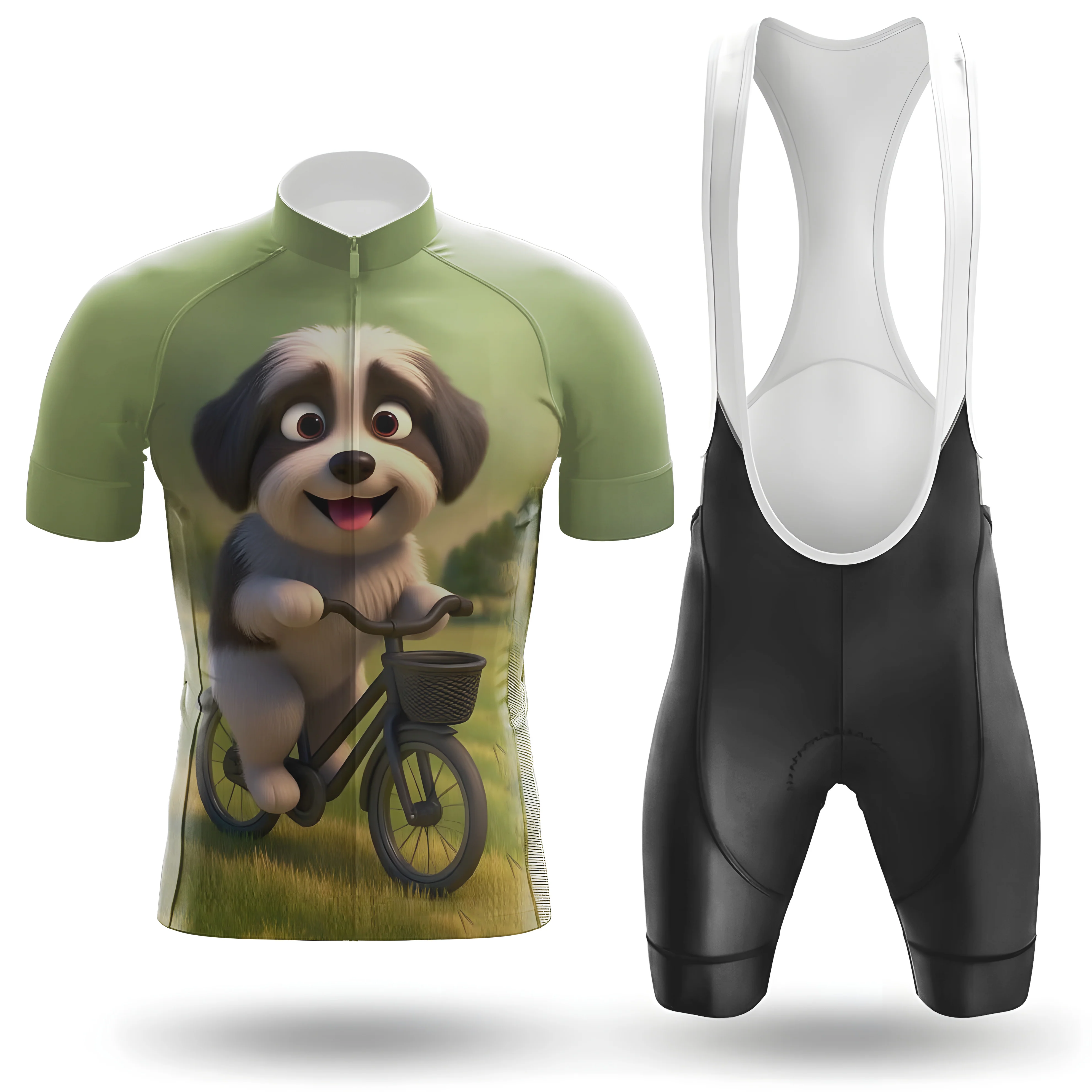 Cute Puppy Men's Cycling Kit