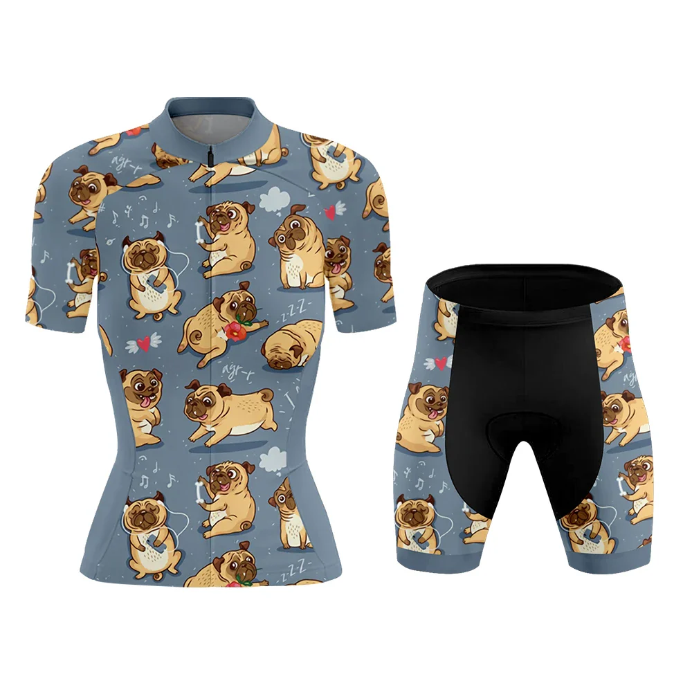 Cutest Pugs Women's Cycling Kit