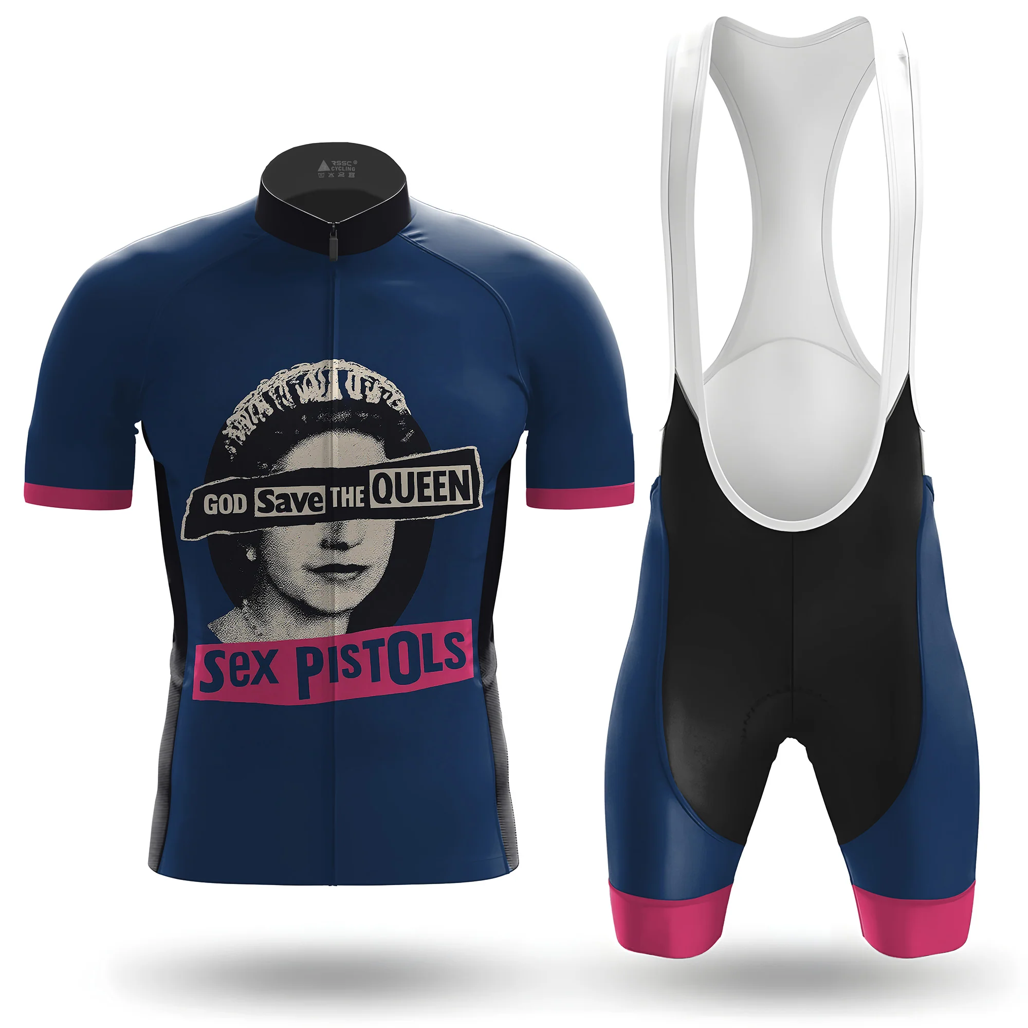Cyber Queen Pink Men's Short Sleeve Cycling Kit