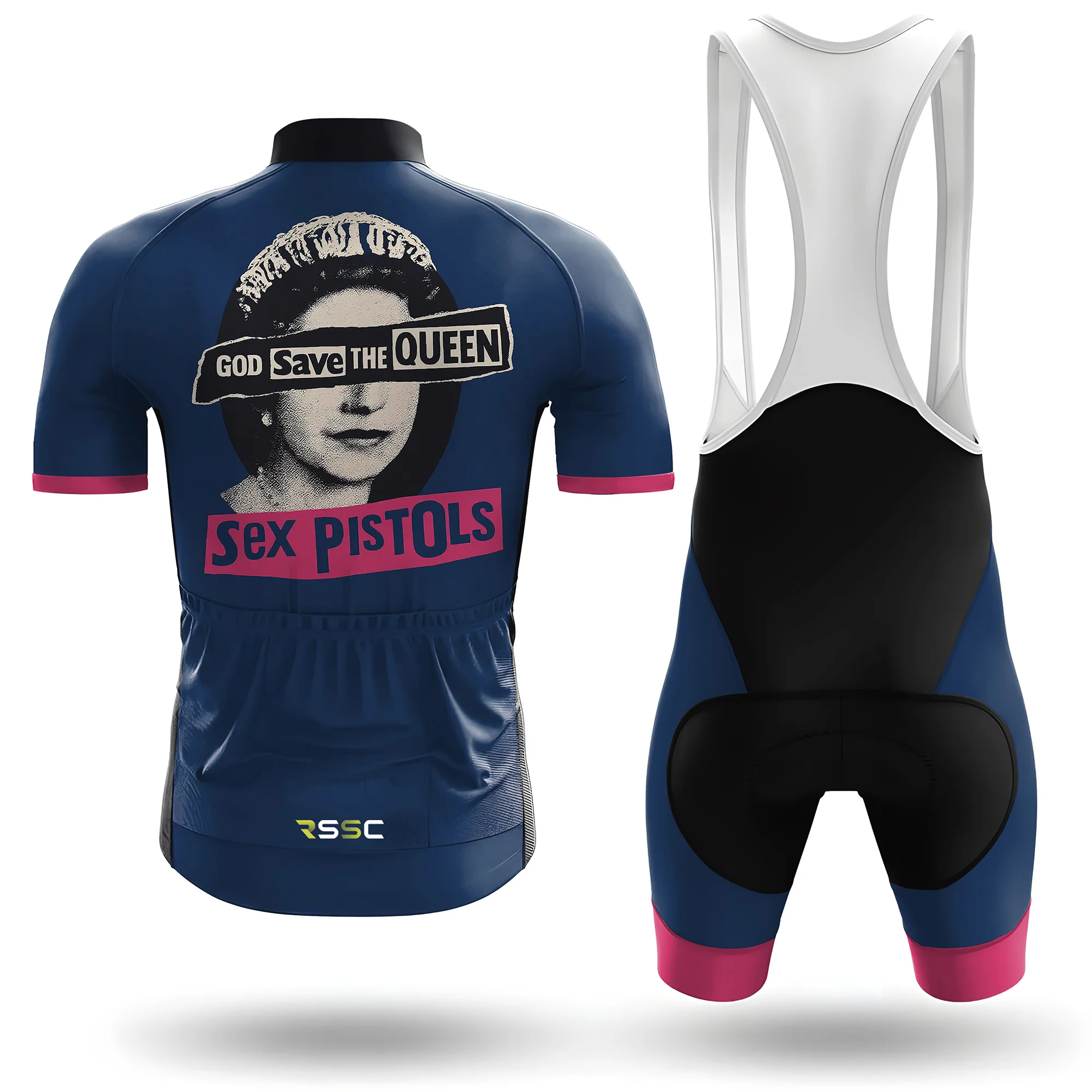 Cyber Queen Pink Men's Short Sleeve Cycling Kit - Image 2