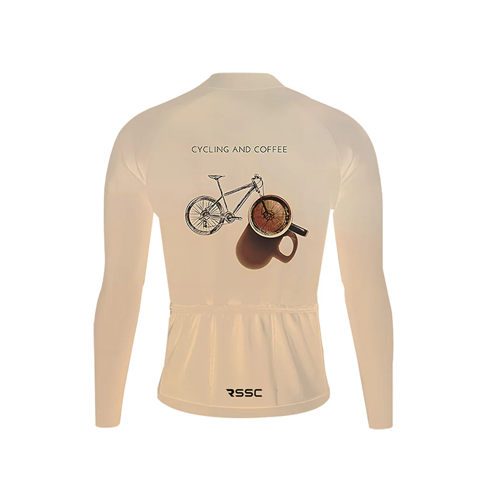 Cycling And Coffee Men's Long Sleeve Cycling Kit - Image 4