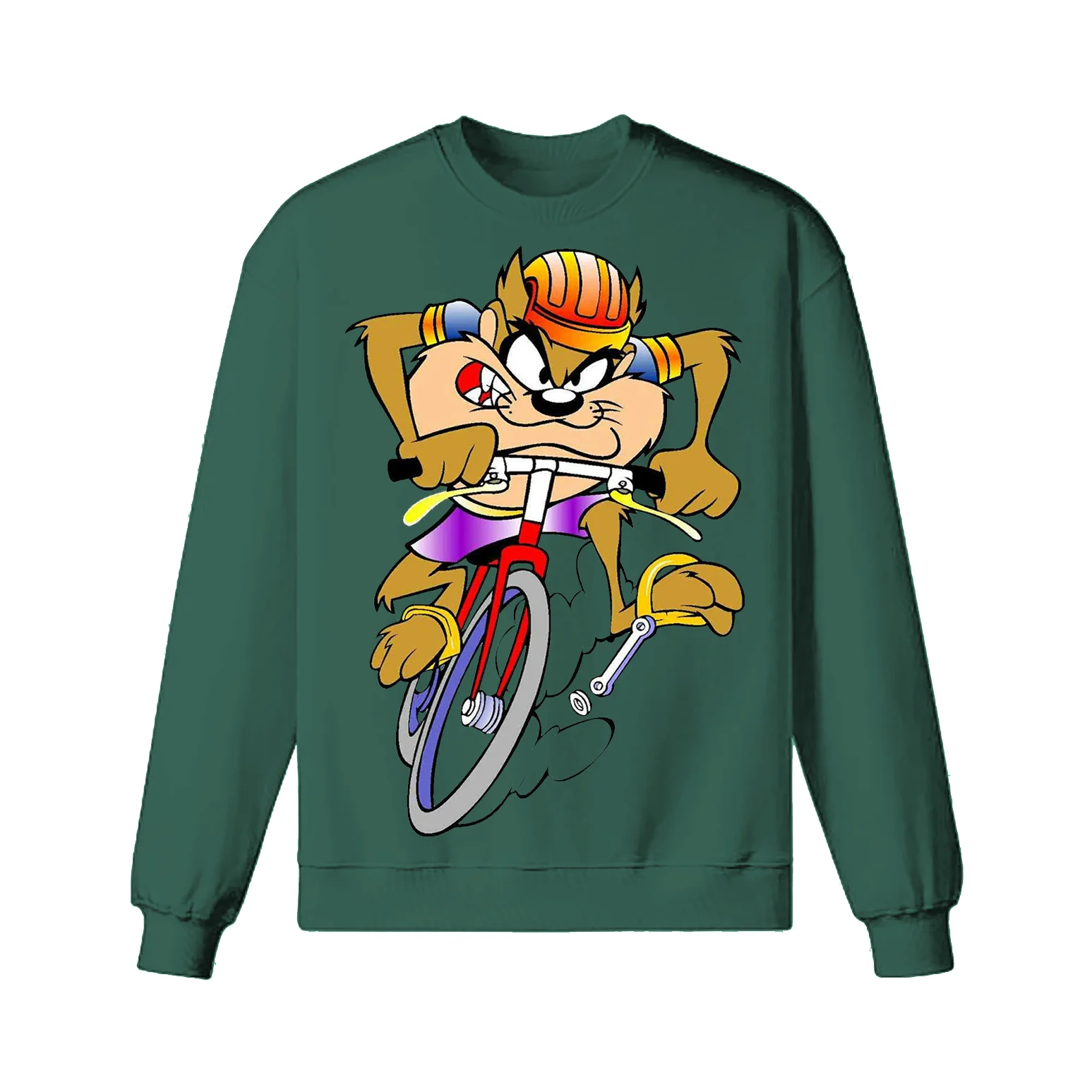 Cycling Cartoon Sweatshirt - Image 2