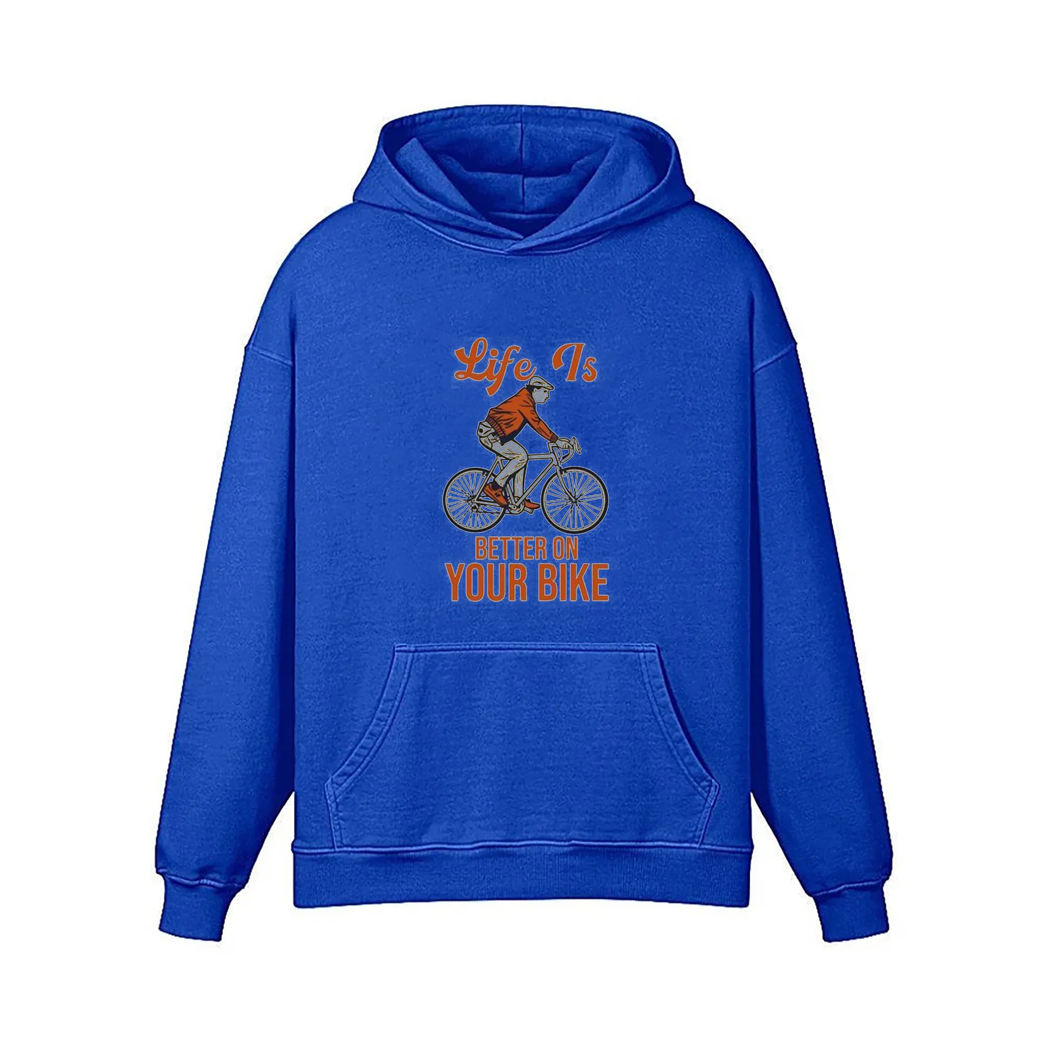 Cycling Poster Hoodie - Image 2