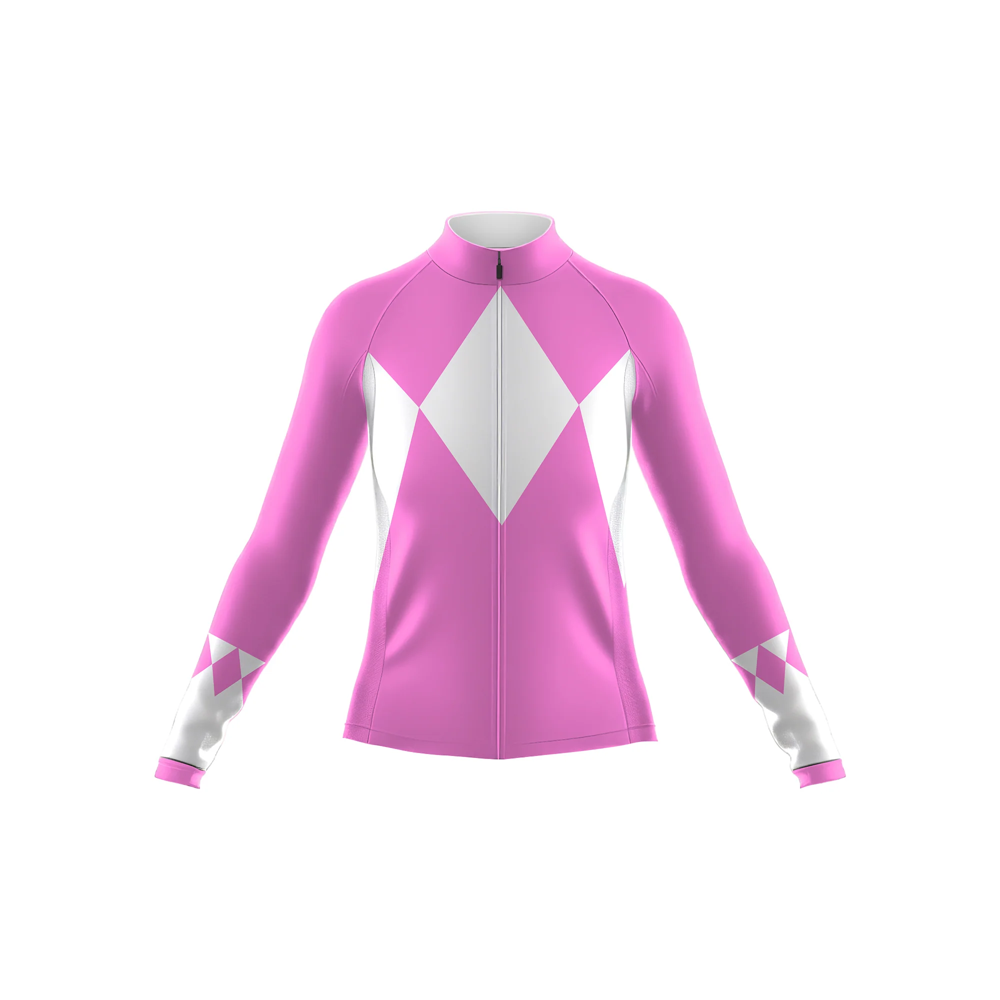 Cycling Rangers Pink Women's Long Sleeve Cycling Kit - Image 3